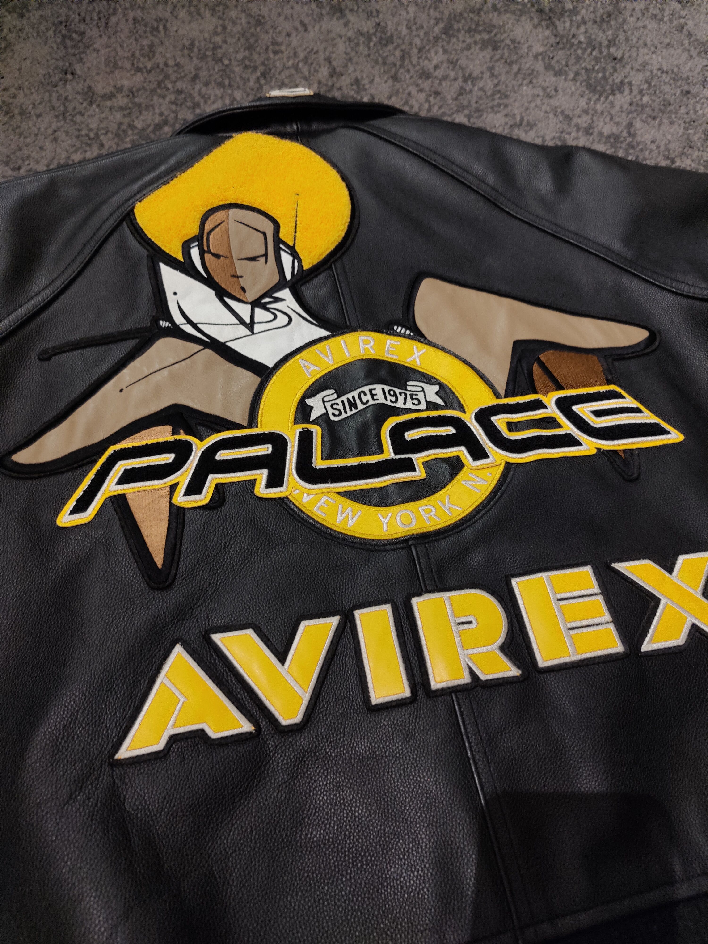 Avirex × Palace Avirex x Palace Zomby Leather Jacket Size US L / EU 52-54 / 3 - 6 Thumbnail
