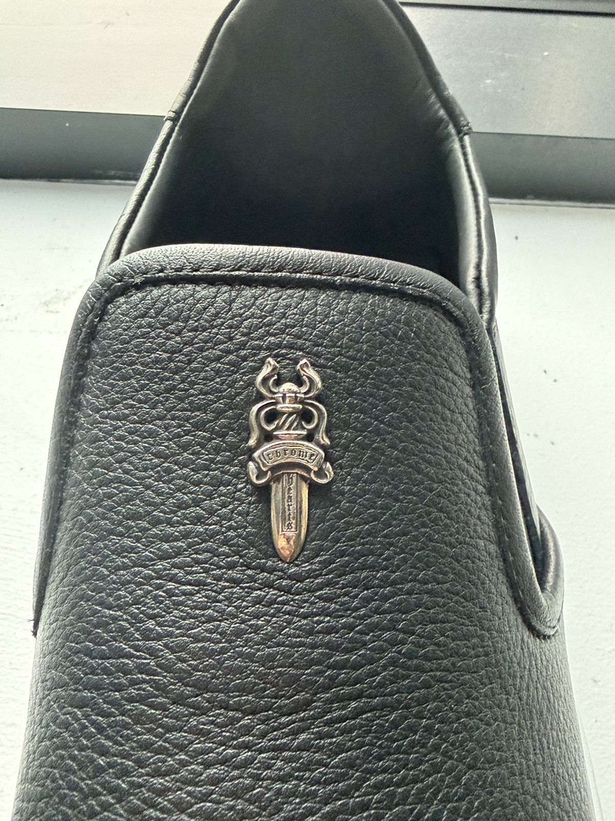 Chrome Hearts Chrome Hearts Leather Slip On Size US 8 / EU 41 - 9 Thumbnail