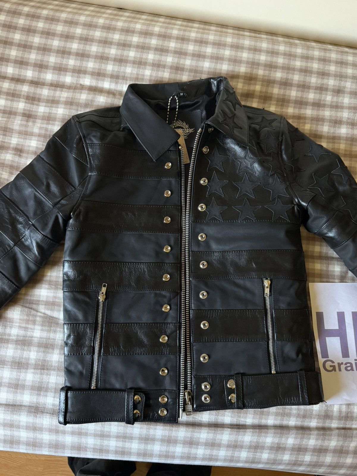 Other PHTMNE BLK AMERIKA LEATHER MOTO JACKET Size US M / EU 48-50 / 2 - 2 Thumbnail