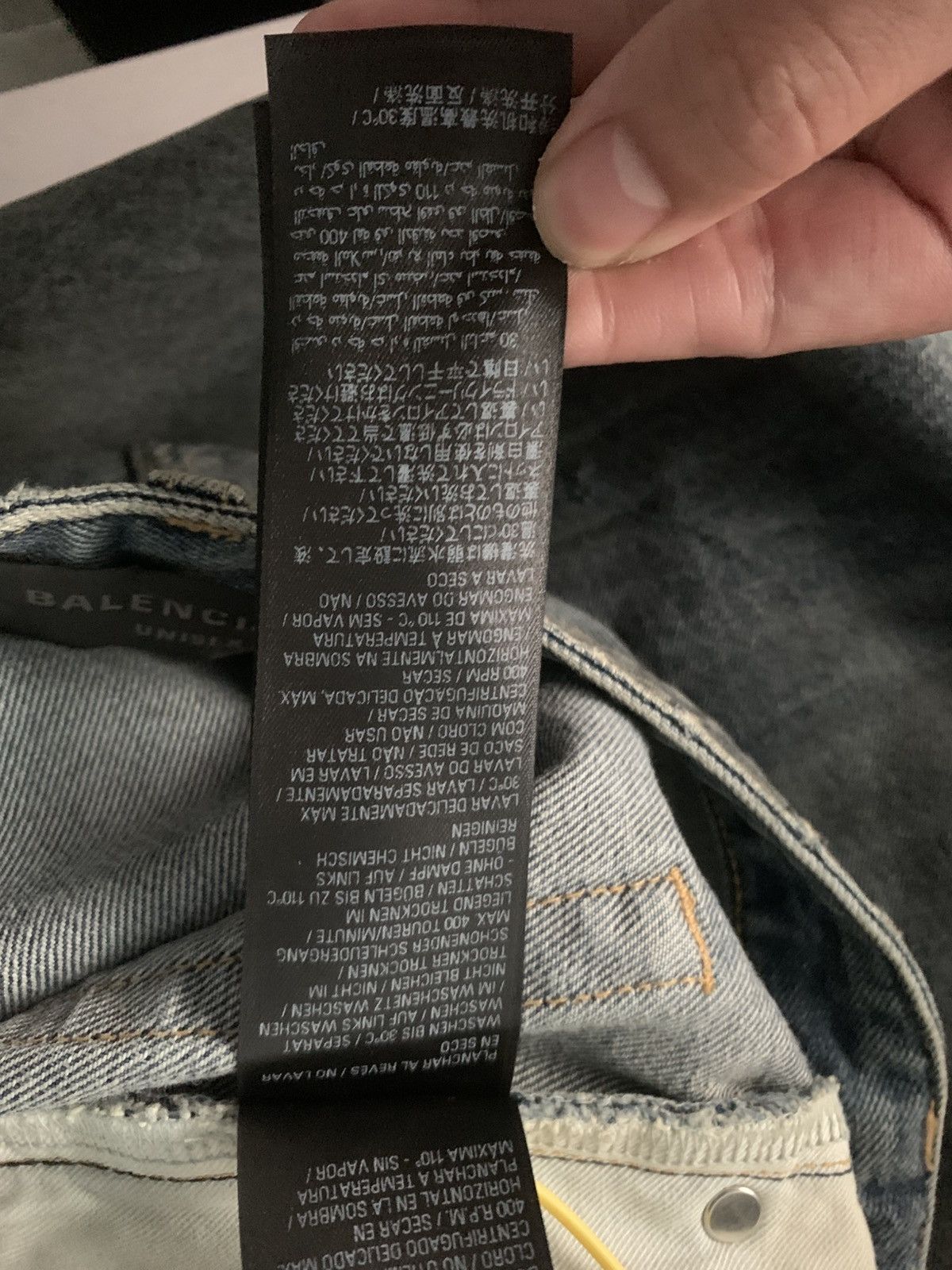 Balenciaga Balenciaga SS23 Mud Show Oil Spilled Destroyed Baggy Jeans Size US 32 / EU 48 - 11 Thumbnail