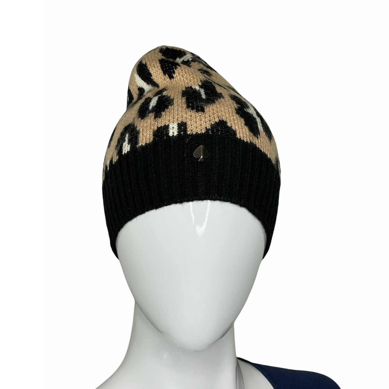 Kate Spade Kate Spade Leopard Print Beanie Winter Hat Size ONE SIZE - 3 Thumbnail
