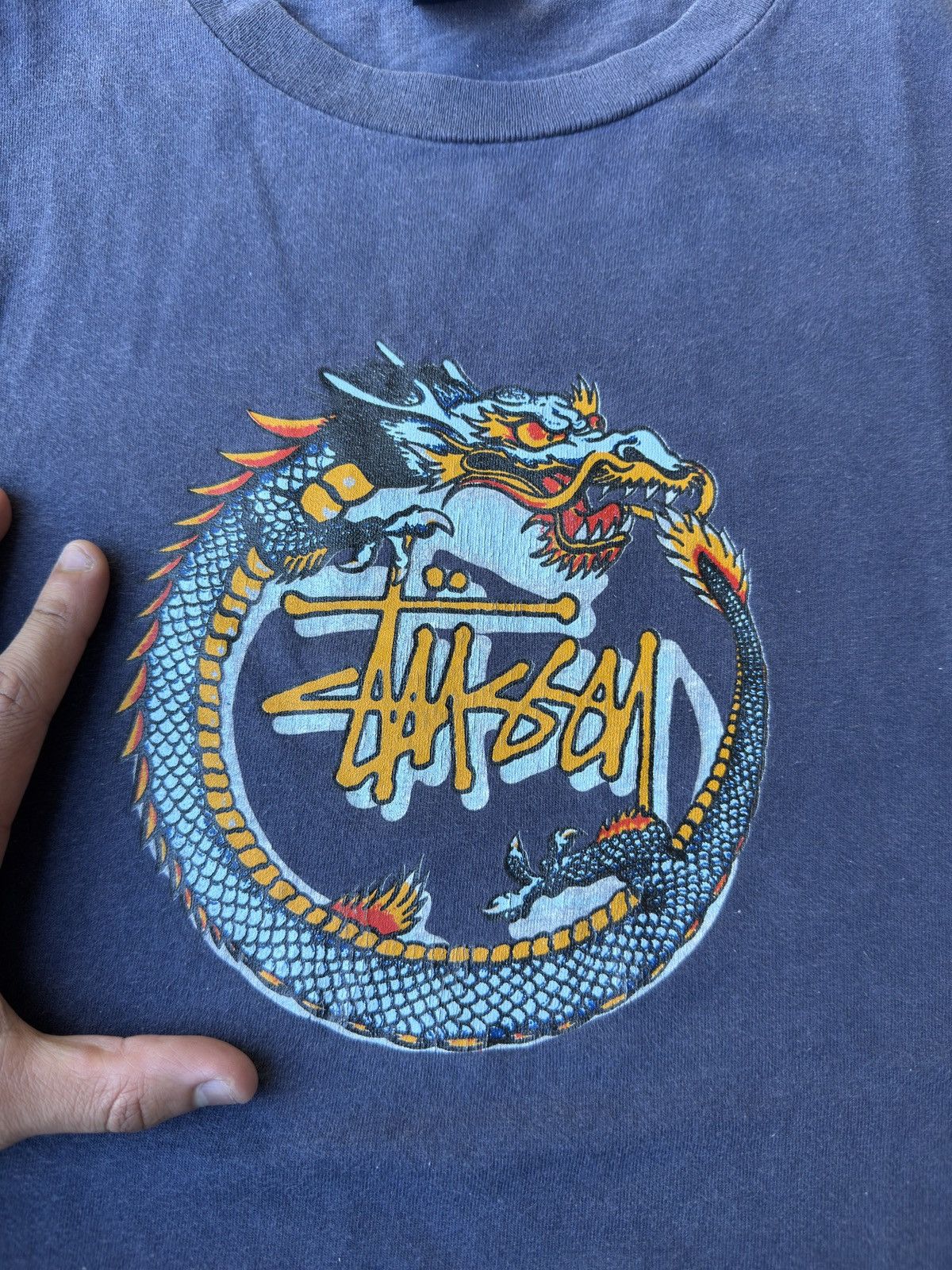 Stussy Stussy 90s vintage Dragon Tee Size US M / EU 48-50 / 2 - 2 Thumbnail