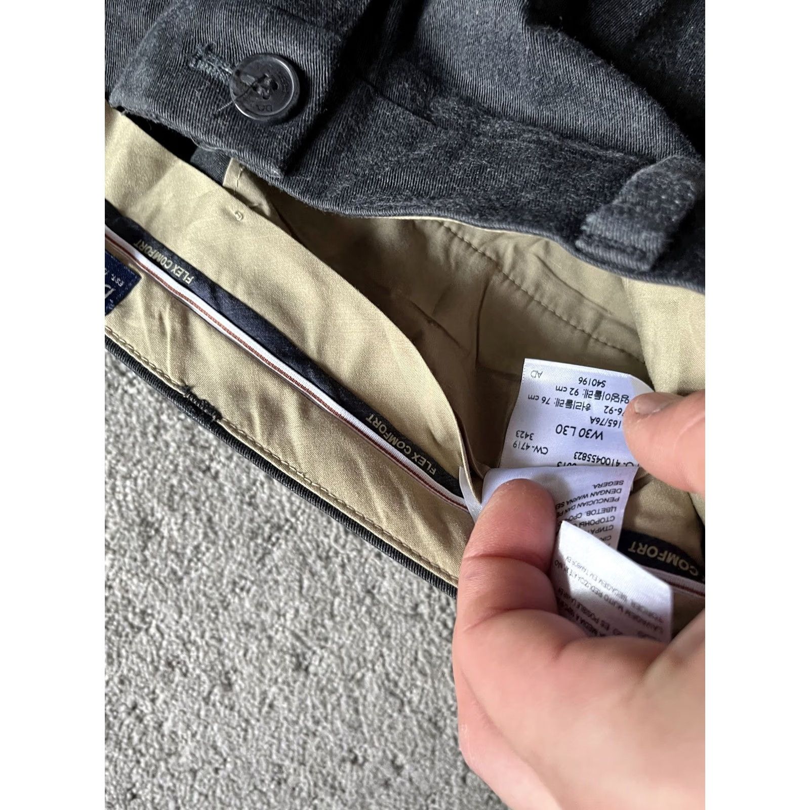 Dockers DOCKERS Pants Mens 30x30 Slim Fit Stretch Cotton Gray Flex Comfort Leg Size US 30 / EU 46 - 7 Thumbnail