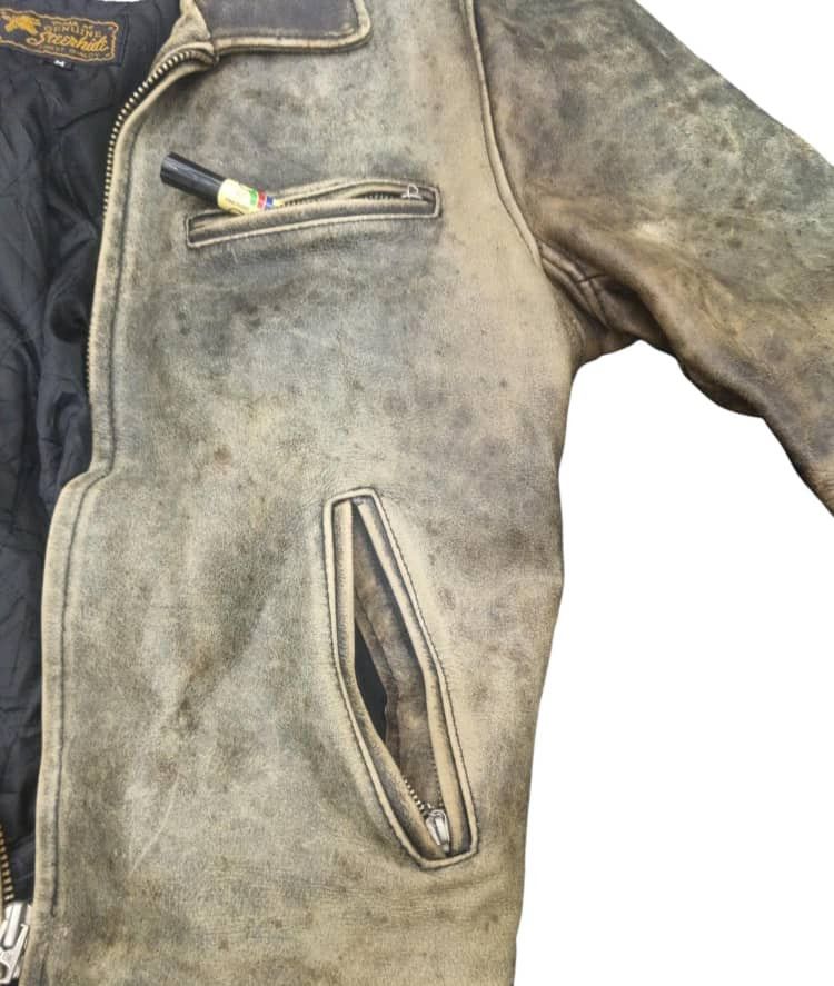 If Six Was Nine VINTAGE 80s BOBBY TRAP CAFE RACE RACING JACKEY Size US M / EU 48-50 / 2 - 14 Thumbnail
