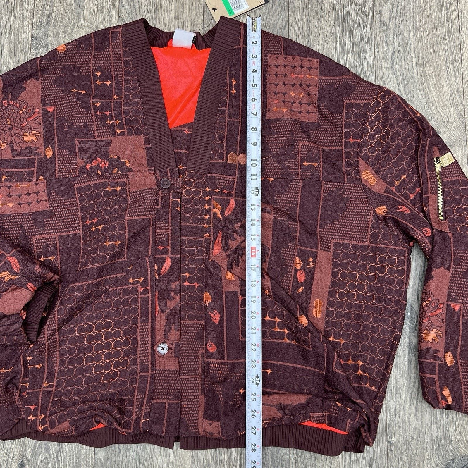 Nike Nike Naomi Osaka Jacket Size XL Womens Jacquard Burgundy Size XL / US 12-14 / IT 48-50 - 3 Thumbnail
