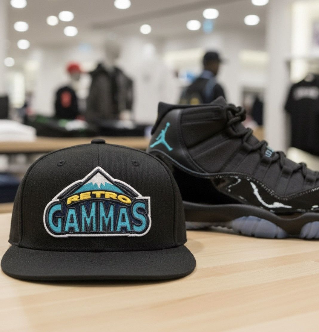 Other Black Retro Gammas Snapback Hat Size ONE SIZE - 1 Preview
