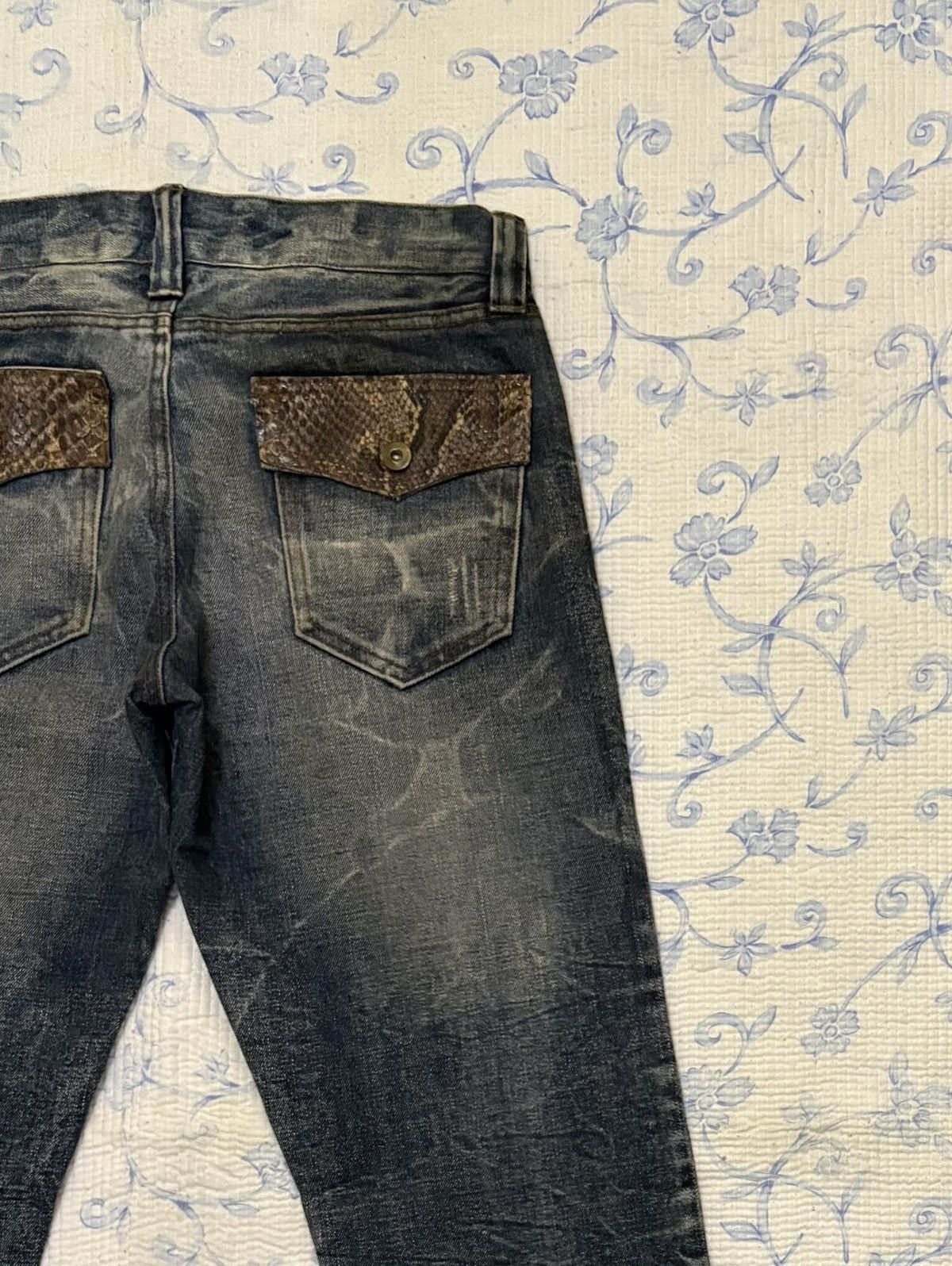 Global Work × Vintage Japanese Global Work Streetwear Flared Distressed Denim Size US 32 / EU 48 - 13 Thumbnail