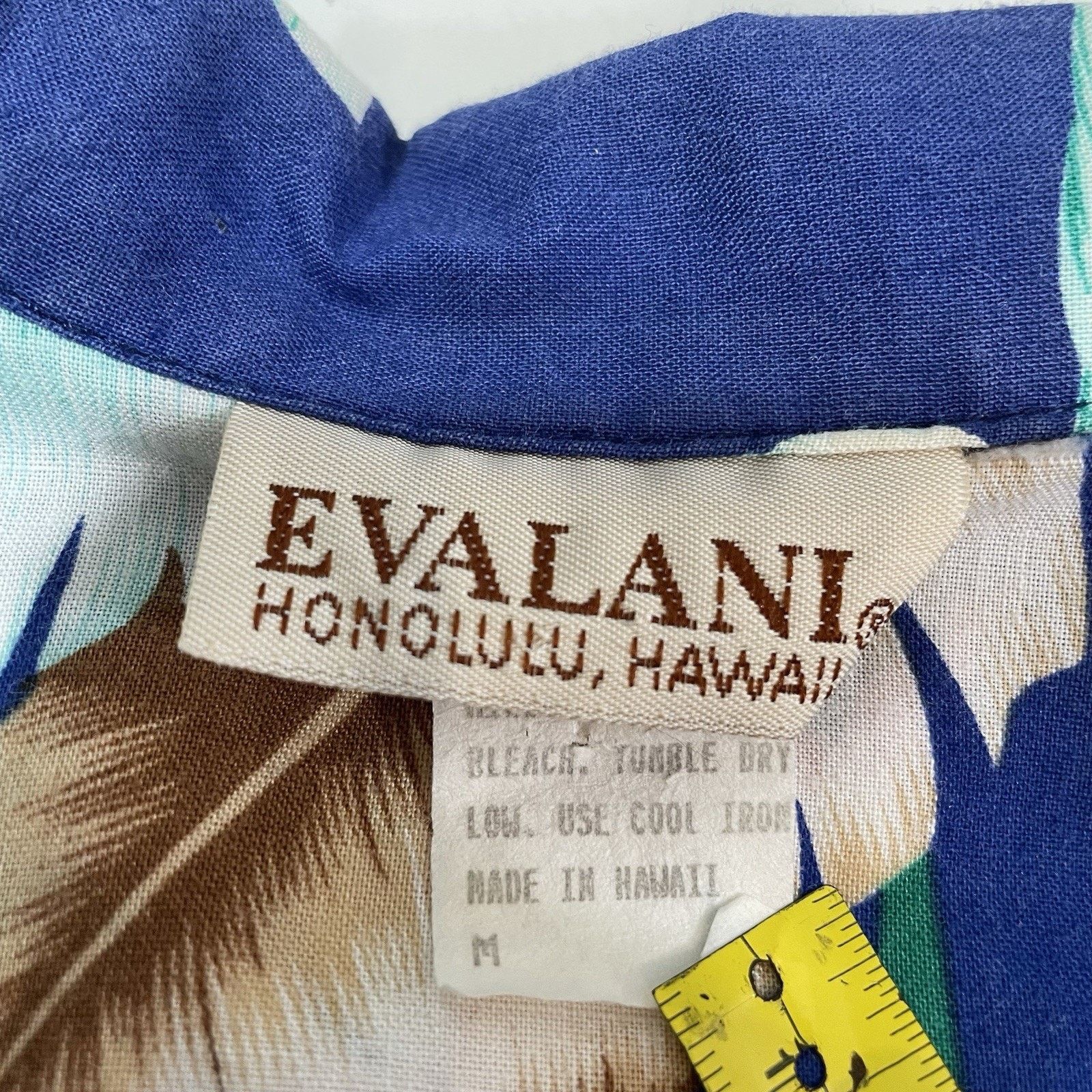 Cool Shirtz VTG 90’s Evalani Men’s Hawaiian Camp Shirt Palm Floral Sz M Size US M / EU 48-50 / 2 - 4 Thumbnail