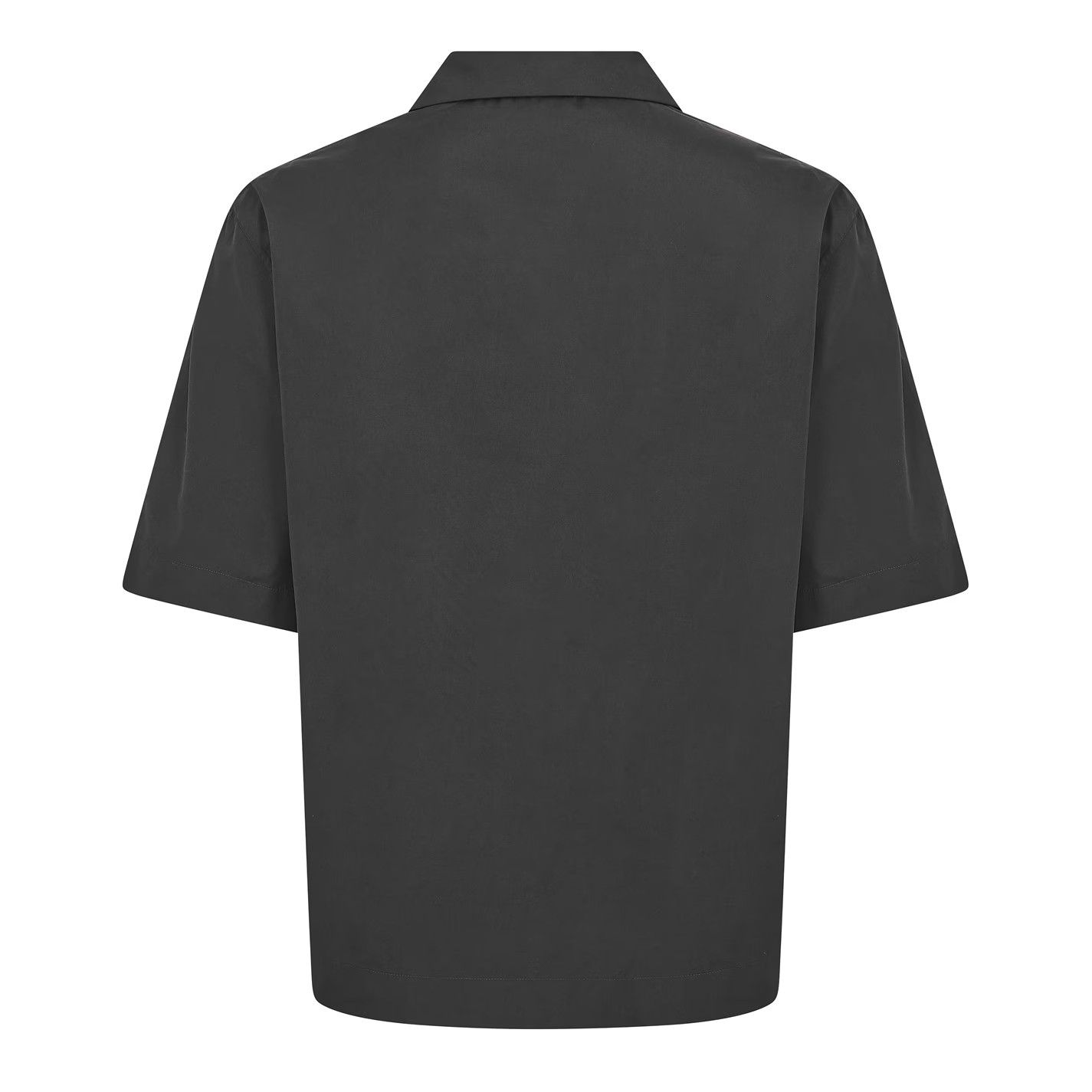 Givenchy o1g2r1mq0426 Boxy Fit Short Sleeve Plain Shirt in Black Size US L / EU 52-54 / 3 - 2 Thumbnail