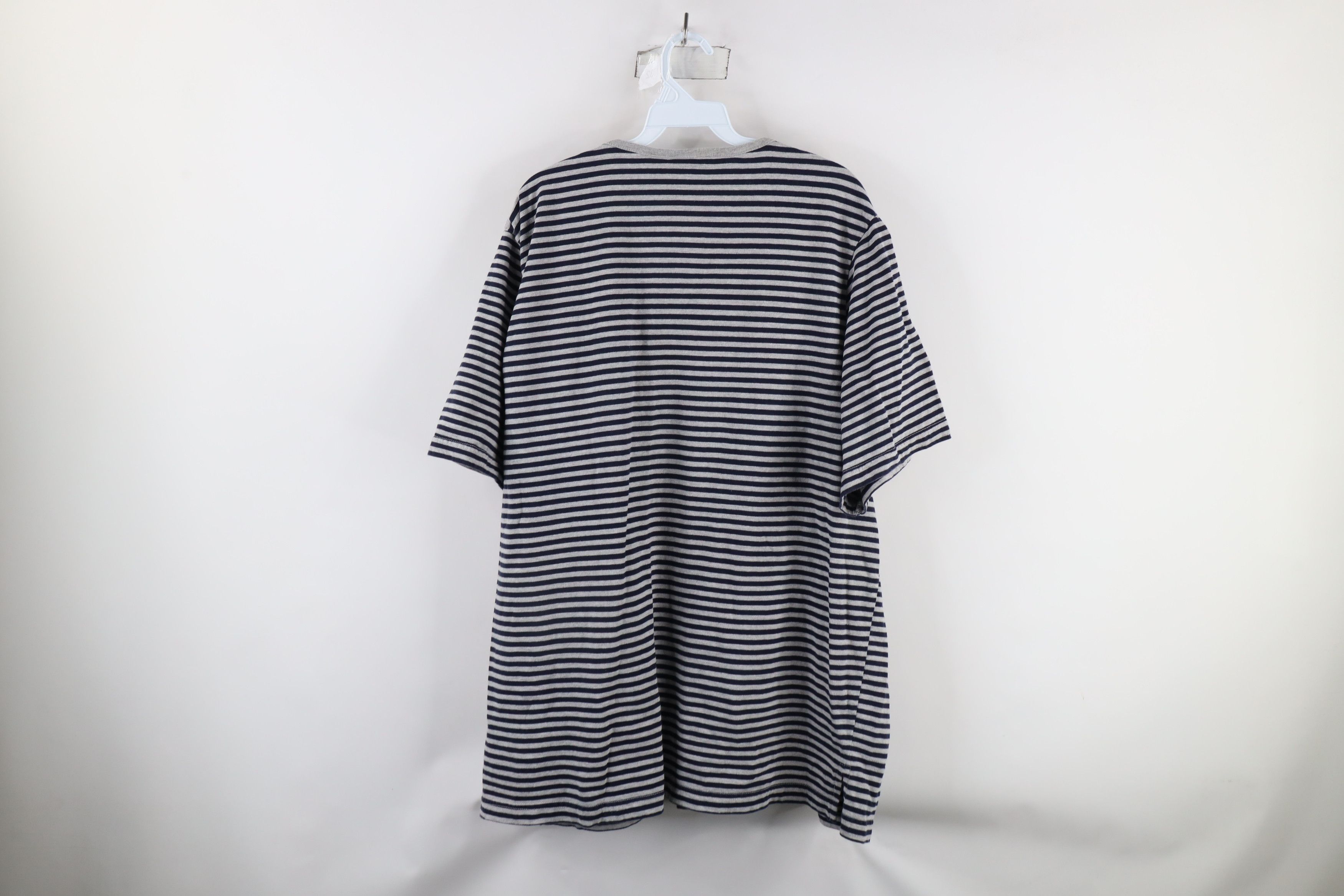 Vintage Vintage 90s Looney Tunes Striped Tweety Bird Henley T-Shirt Size 4XL / US 24-26 - 9 Thumbnail