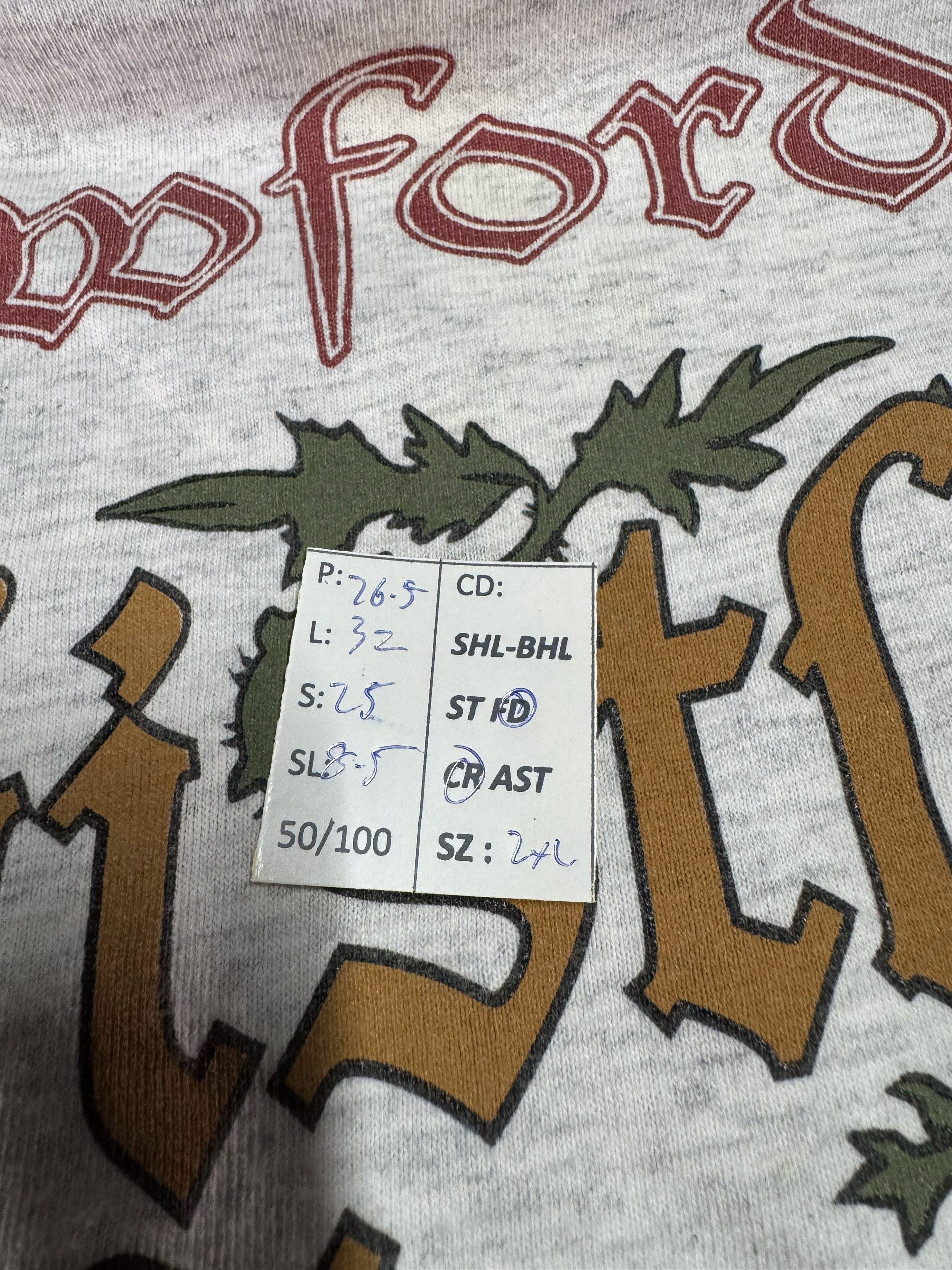 Vintage VINTAGE '93 CRAWFORDS THISTLE & SWORD TAVERN VERY RARE Size US XXL / EU 58 / 5 - 20 Thumbnail