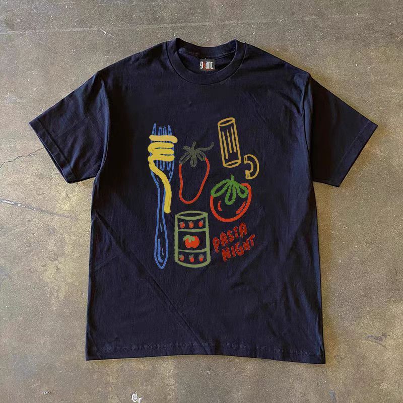 Japanese Brand × Vintage Street Hip Hop Retro Print Black Short Sleeve T-Shirt Size US M / EU 48-50 / 2 - 2 Thumbnail