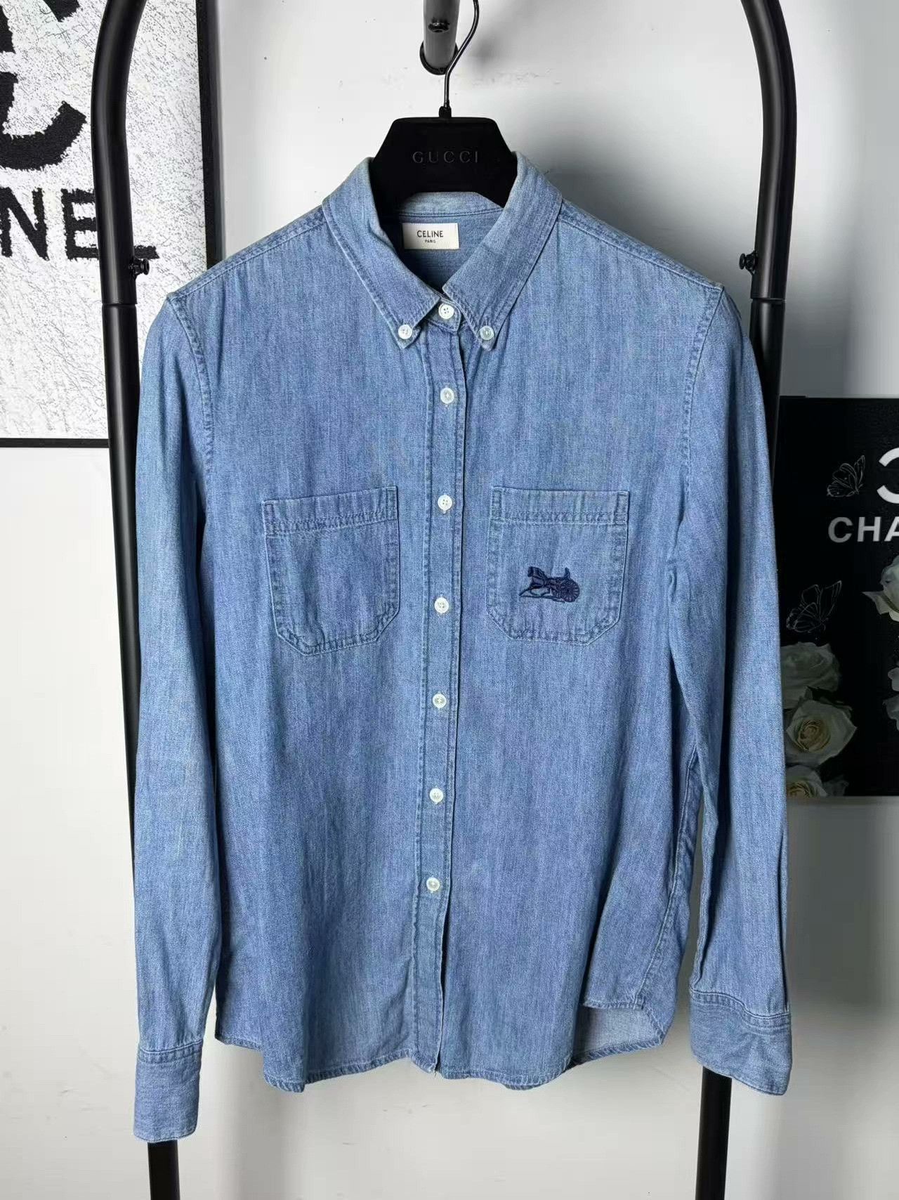 Celine Celine White Shirt m Men Size US M / EU 48-50 / 2 - 1 Thumbnail