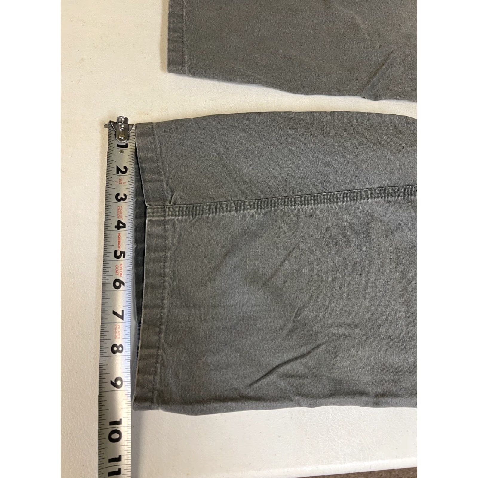 Carhartt VINTAGE Carhartt B151 Carpenter Work Pants Mens 36x28 Gray Cotton Straight Leg Casual Workwear Flags Logo Size US 36 / EU 52 - 6 Thumbnail