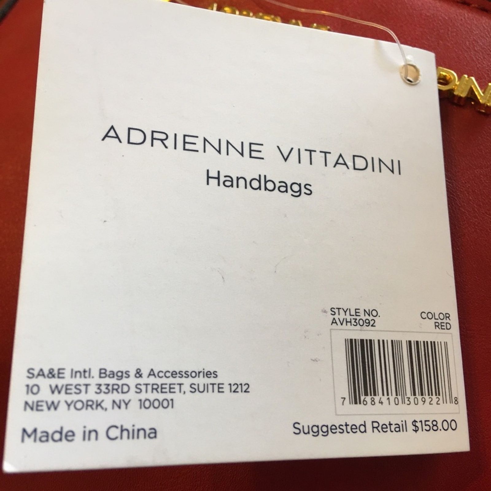 Other Adrienne Vittadini red crossbody Tote bag NWT Size ONE SIZE - 16 Thumbnail