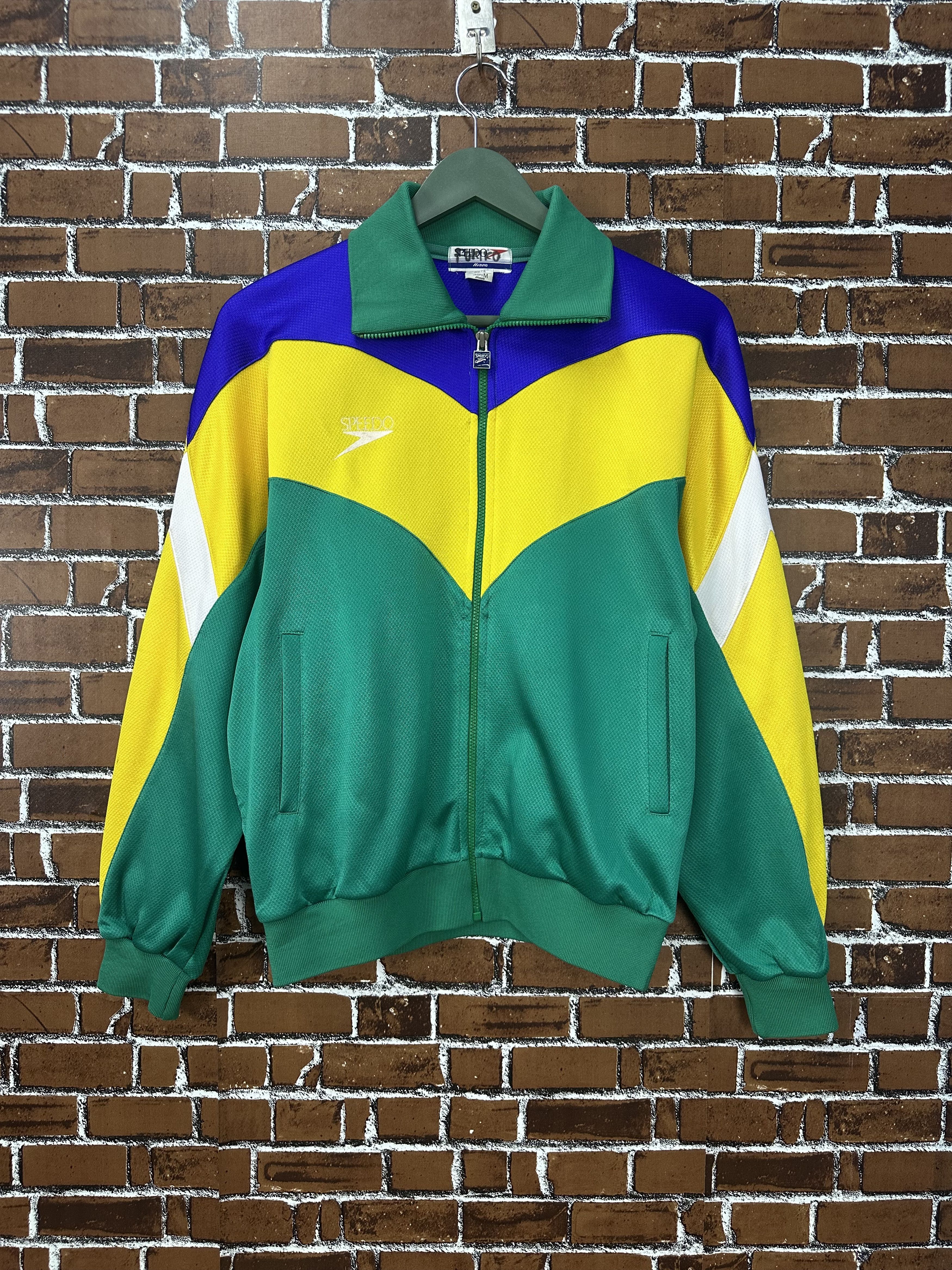 Speedo 80s Vintage Speedo x Mizuno Japan Track Rare Jacket Z326 Size US M / EU 48-50 / 2 - 1 Thumbnail