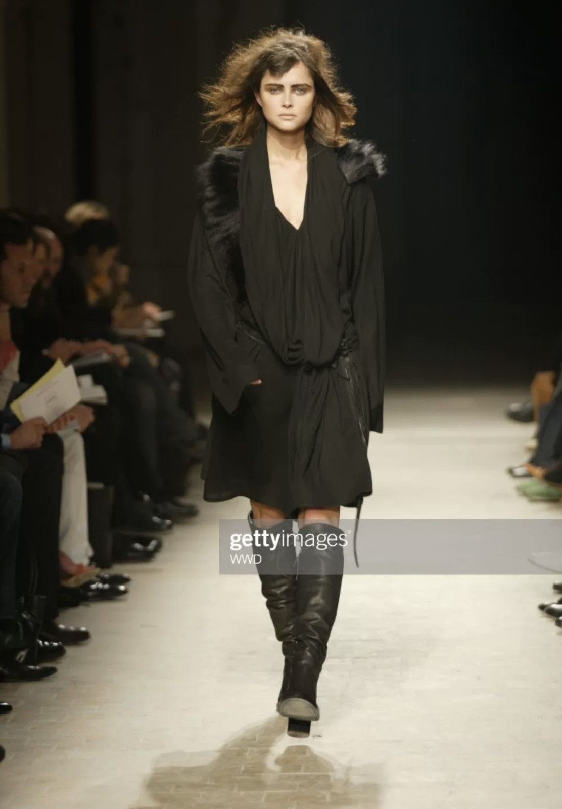 Ann demeulemeester grown dress 02 runway
