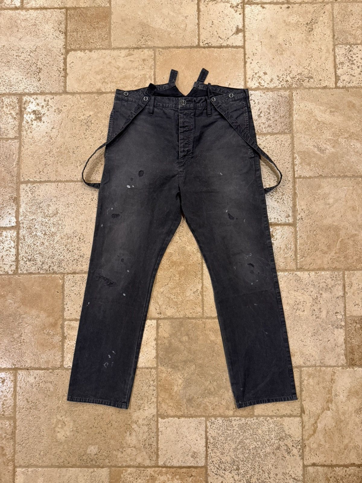 Visvim VISVIM Travailleur Braces Pants in Black | Grailed