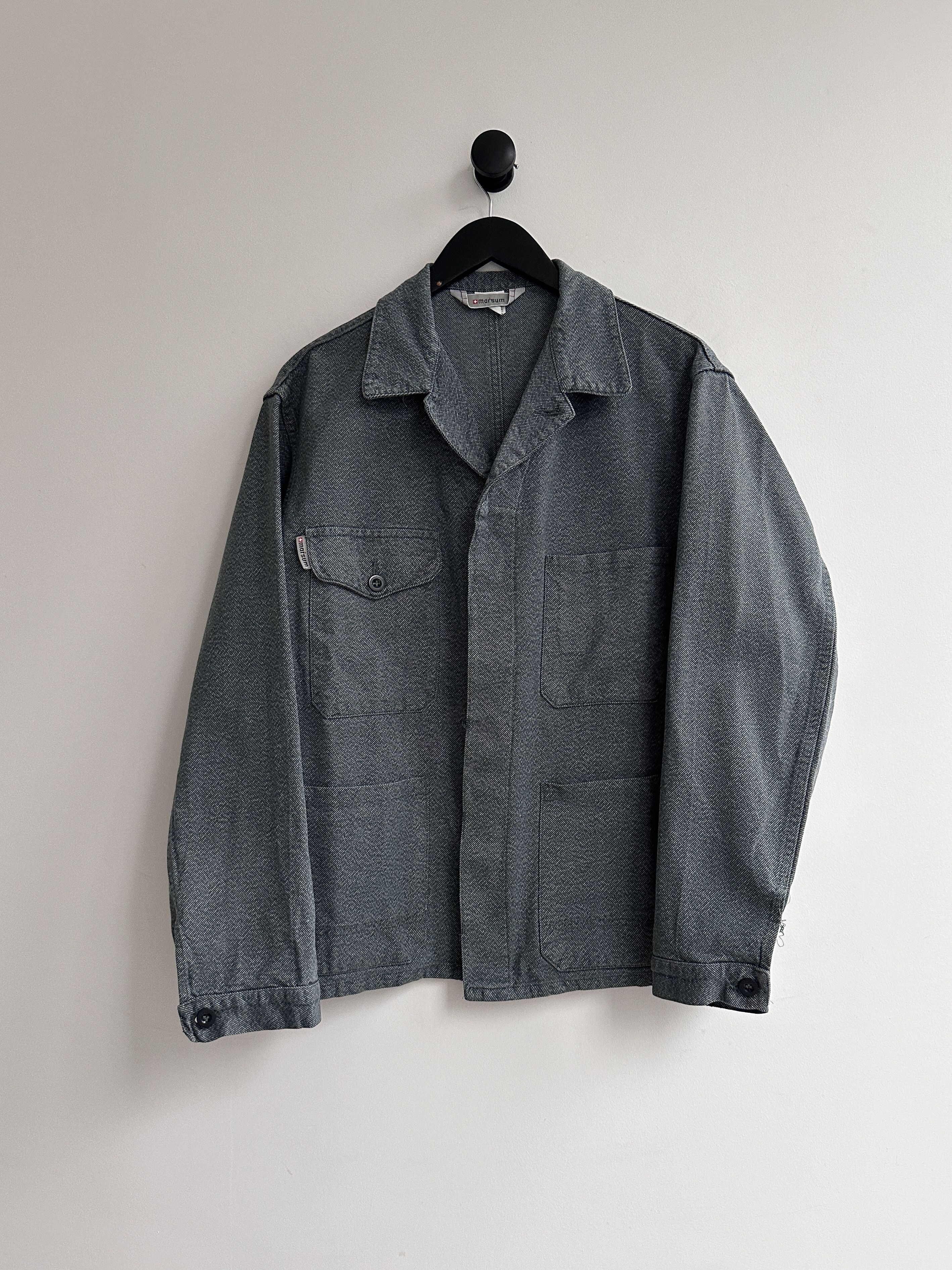Vintage Vintage Marsum Swiss Chore Workwear Jacket Size US L / EU 52-54 / 3 - 2 Thumbnail