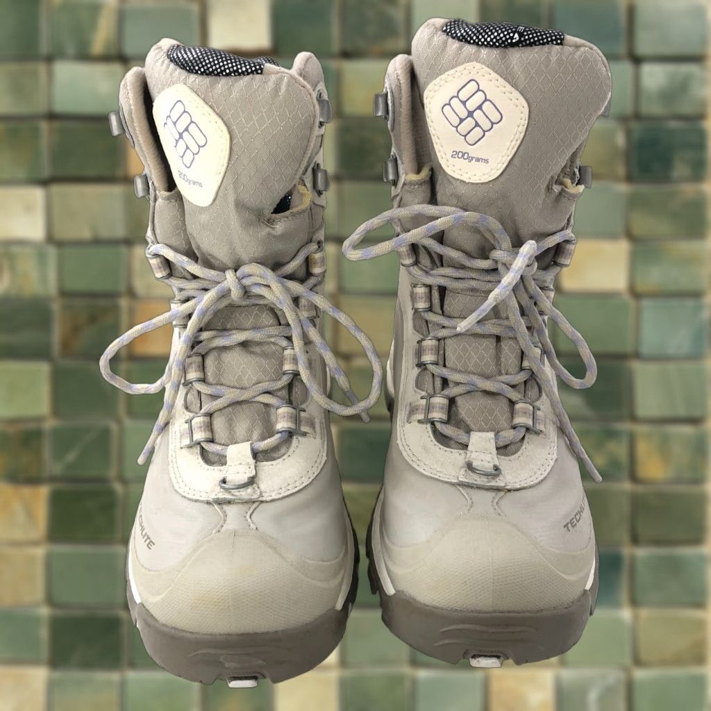 Vintage Columbia Boot Women's Mid-Calf Waterproof 7 Techlite Omni-Heat Gray Boots Size US 7 / IT 37 - 1 Thumbnail