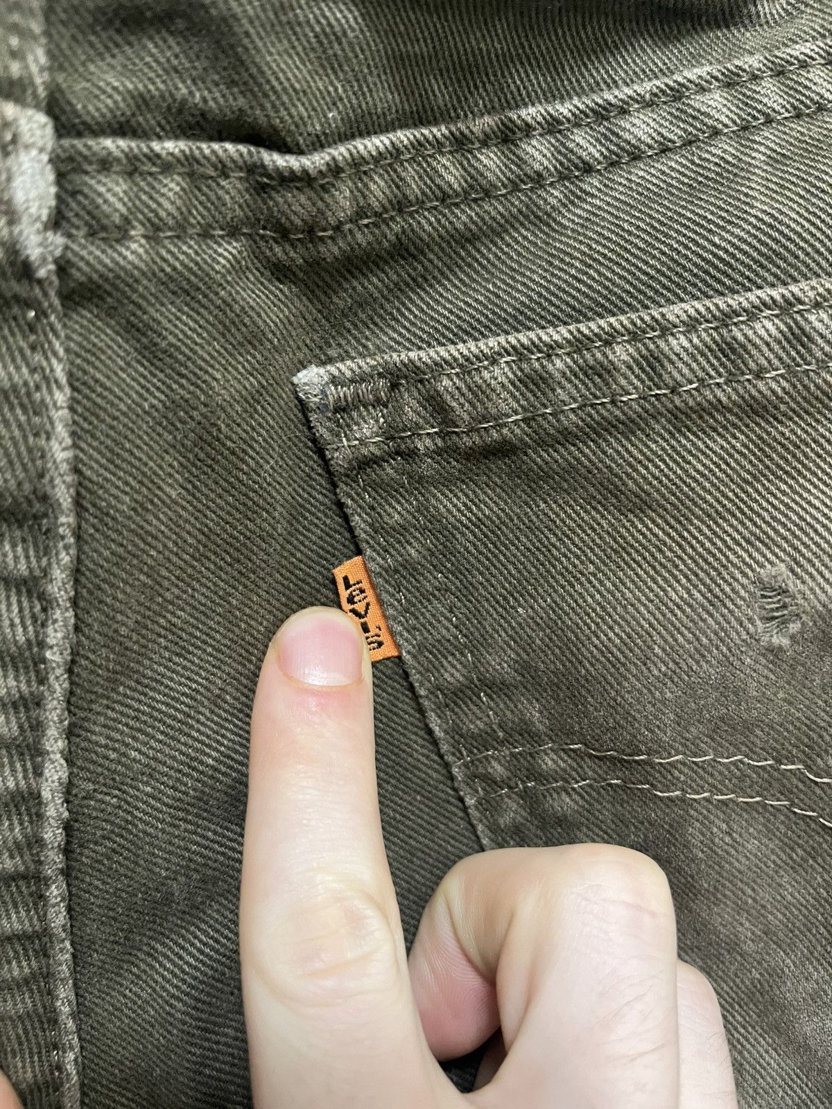 Levi's Vintage Levis 550 Orange tabs Size US 33 - 4 Thumbnail