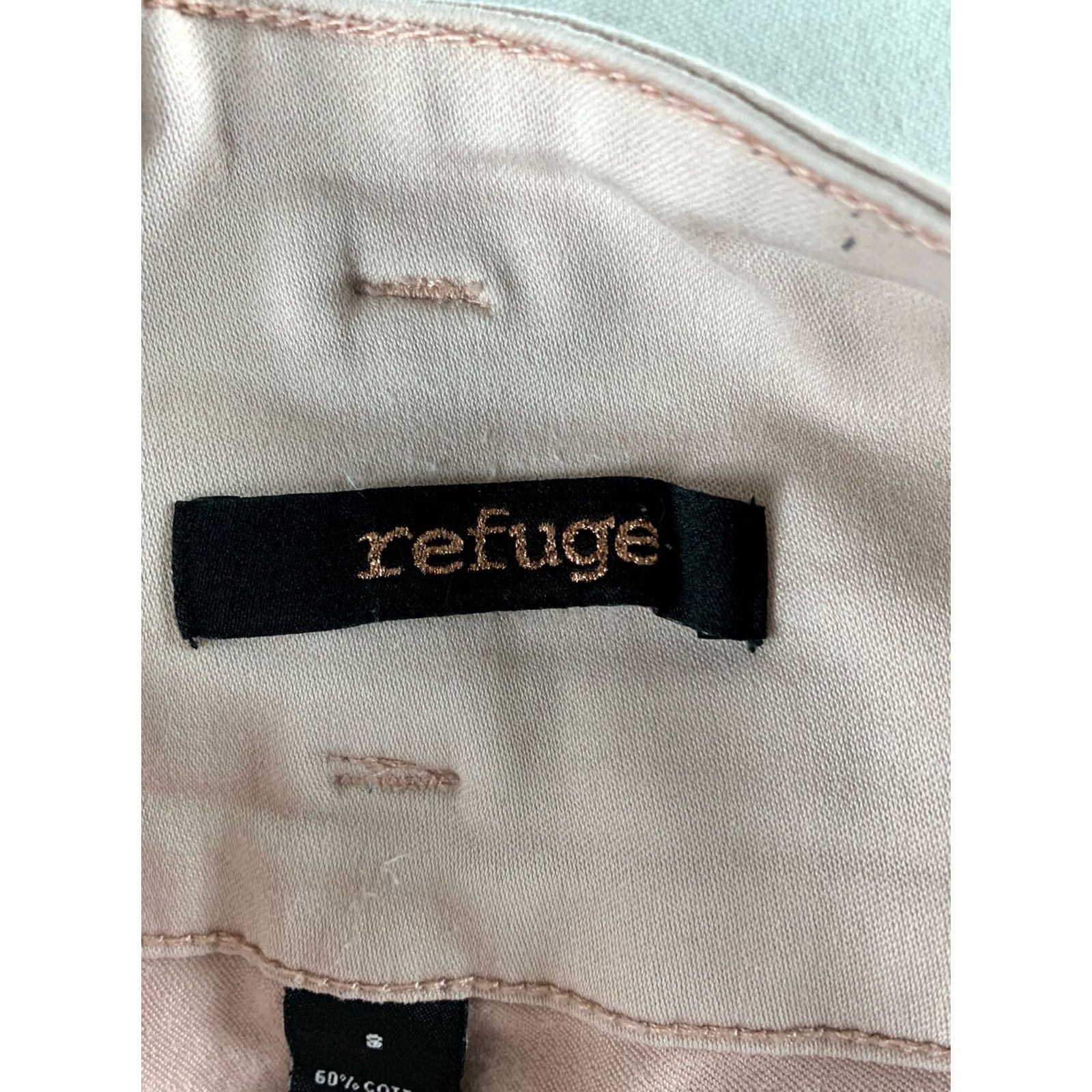 Pinko REFUGE JEANS WOMENS SIZE 8 PINK SKINNY 28X28 Denim Belt Loops Pockets Button Zipper Regular 28 in Inseam Size 30" / US 8 / IT 44 - 4 Thumbnail