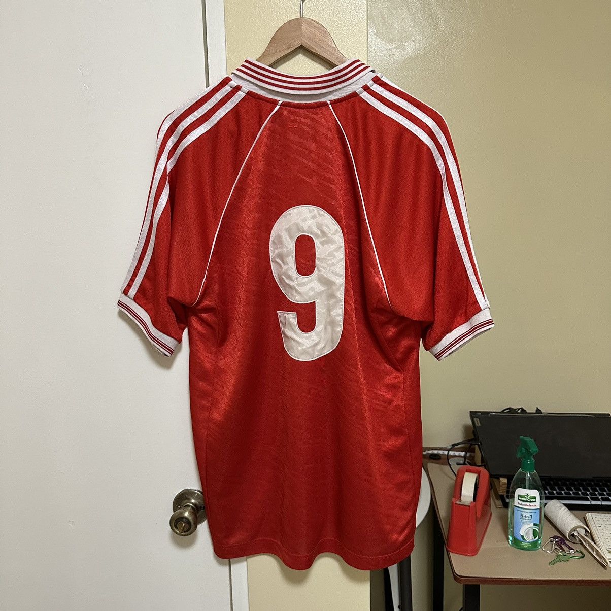 Adidas × Vintage Vintage 80’s adidas Equipment Poland Football Jersey T Shirt Size US L / EU 52-54 / 3 - 2 Thumbnail