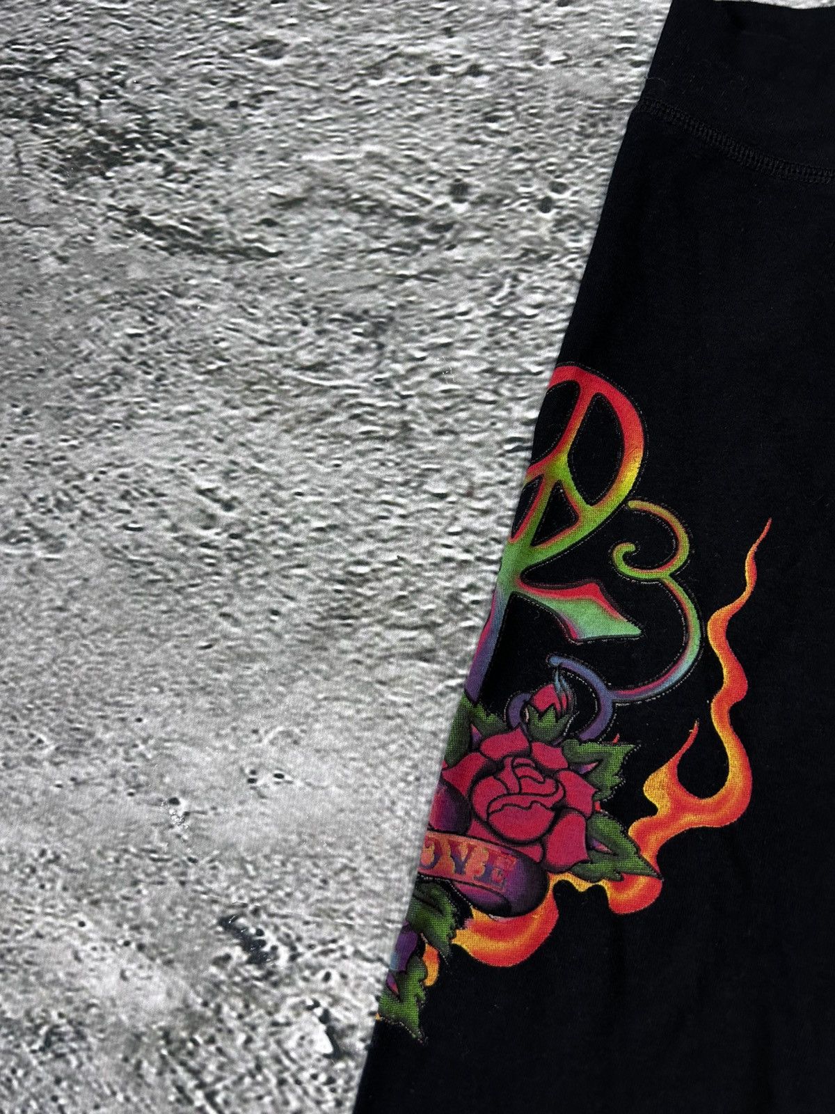 Christian Audigier × Ed Hardy × Vintage Ed Hardy Christian Audigier leggins Y2K big logo Size 28" / US 6 / IT 42 - 7 Thumbnail