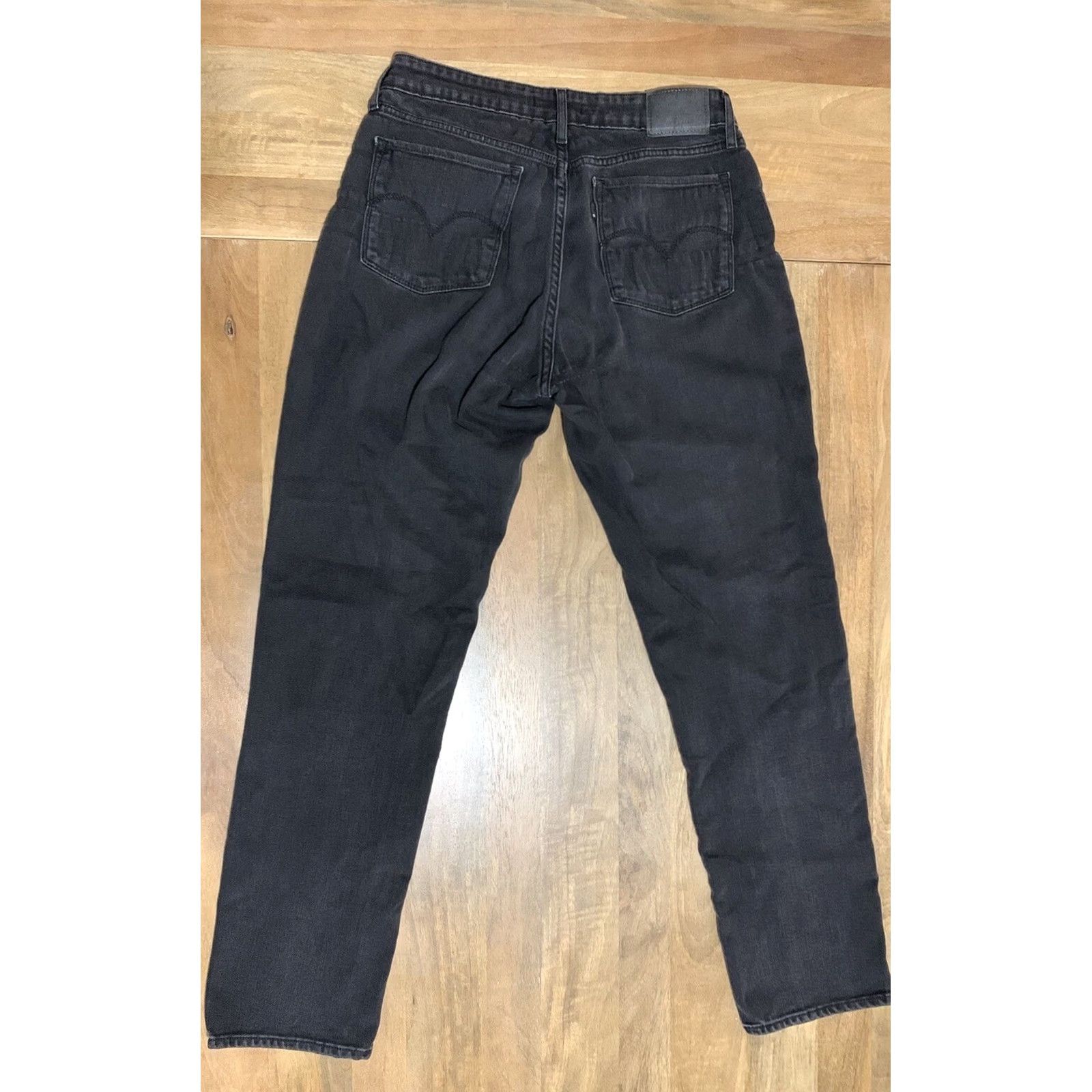 Levi's Levi's 712 Slim Jeans Womens Size 30 Black Denim Straight Leg 29in Inseam Size 30" / US 8 / IT 44 - 2 Thumbnail