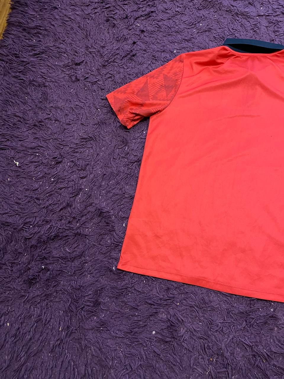 Umbro Umbro Mens England Soccer Jersey Red Polo Shirt Size US L / EU 52-54 / 3 - 10 Thumbnail