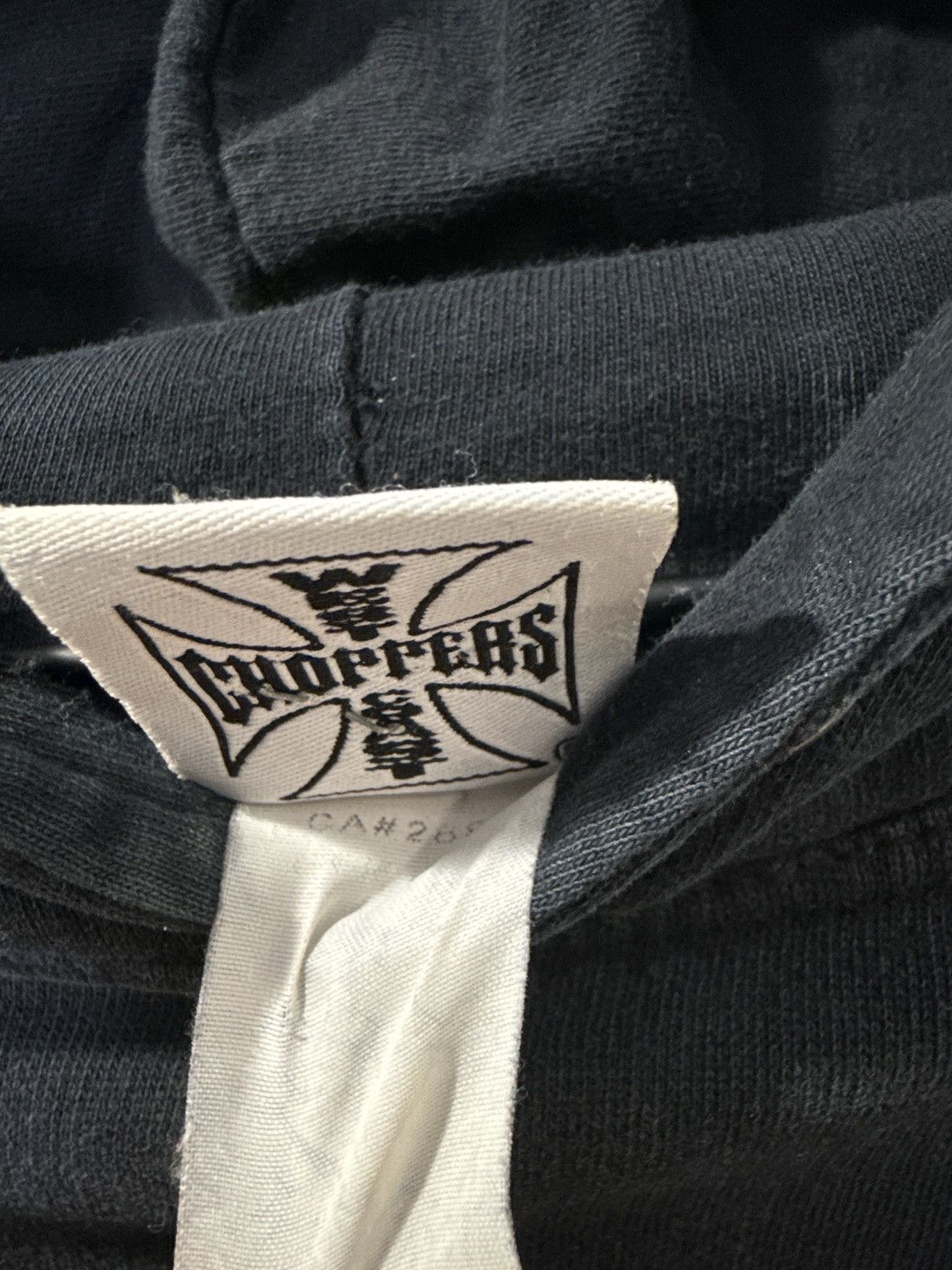 West Coast Choppers Vintage West Coast Choppers Long Beach Hoodie – Faded Black Size US M / EU 48-50 / 2 - 5 Thumbnail
