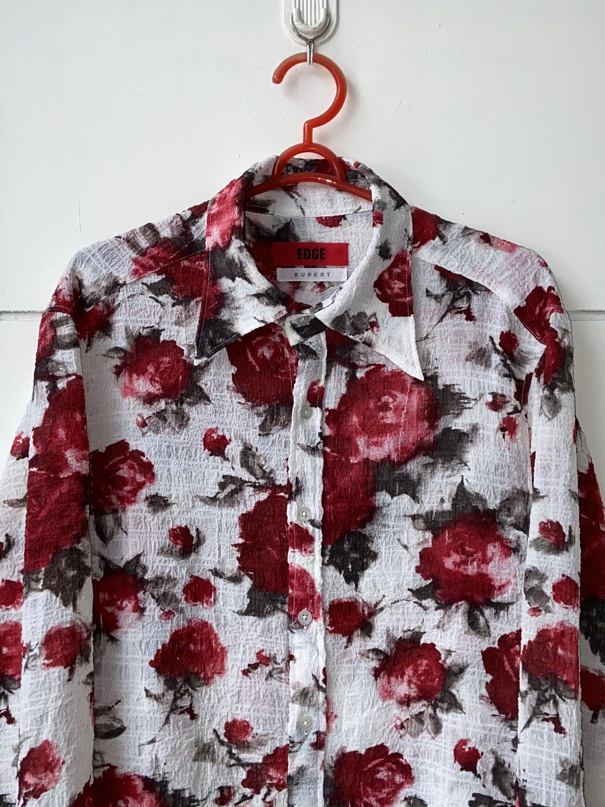 Designer × Japanese Brand EDGE RUPERT Flower Motive Shirt Size US S / EU 44-46 / 1 - 12 Thumbnail