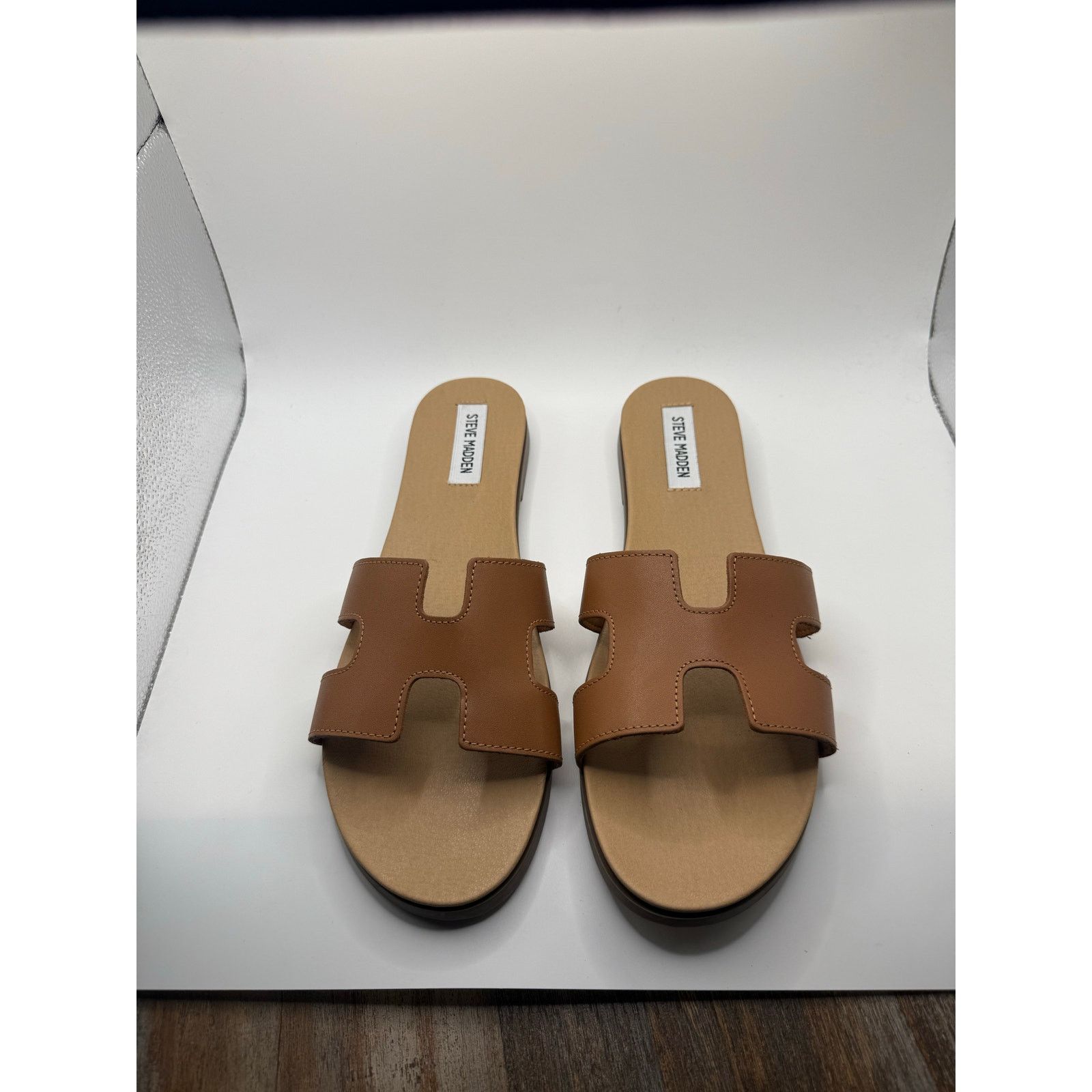 Steve Madden Steve Madden Flat Slides Size 11 Brown Sandals Size US 11 / IT 41 - 2 Thumbnail