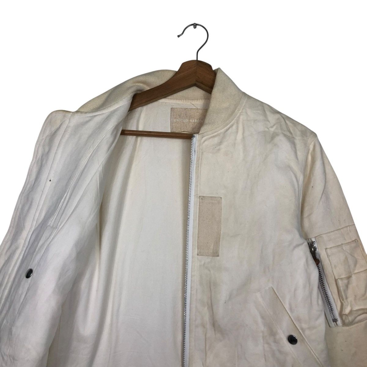 Vintage 🔥VINTAGE WOOL BOMBER JACKET UNITED ARROWS ISSEY MIYAKE Size US S / EU 44-46 / 1 - 14 Thumbnail