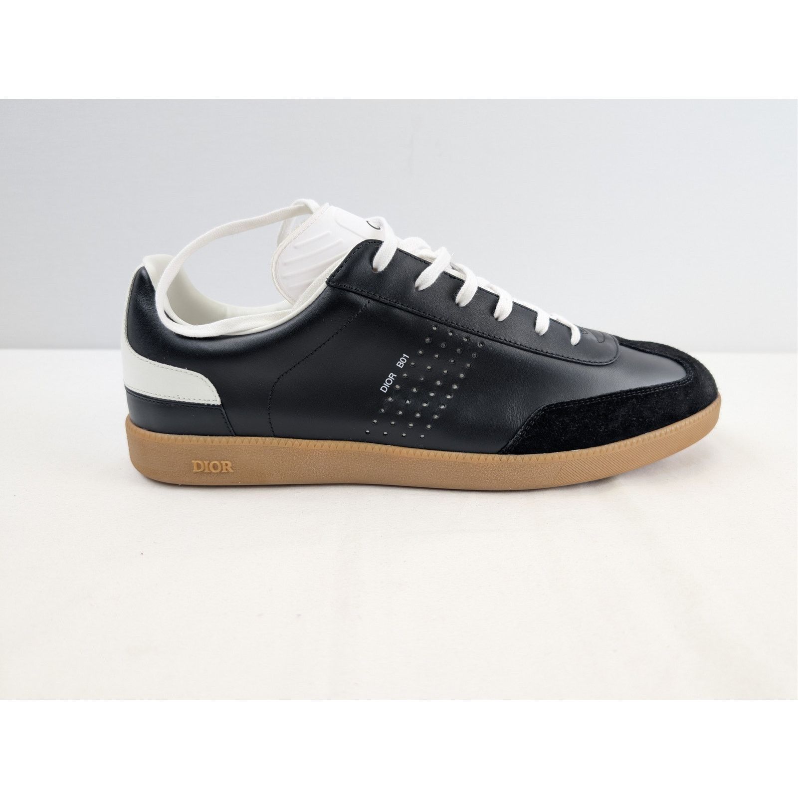 Dior o1rshd1 B01 Brown Sole Sneakers in Black/White Size US 13 / EU 46 - 4 Thumbnail