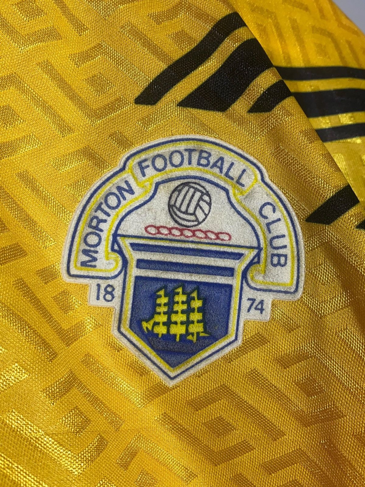 Vintage Vintage 1991-1993 Greenock Morton away football shirt Size US XXL / EU 58 / 5 - 5 Thumbnail