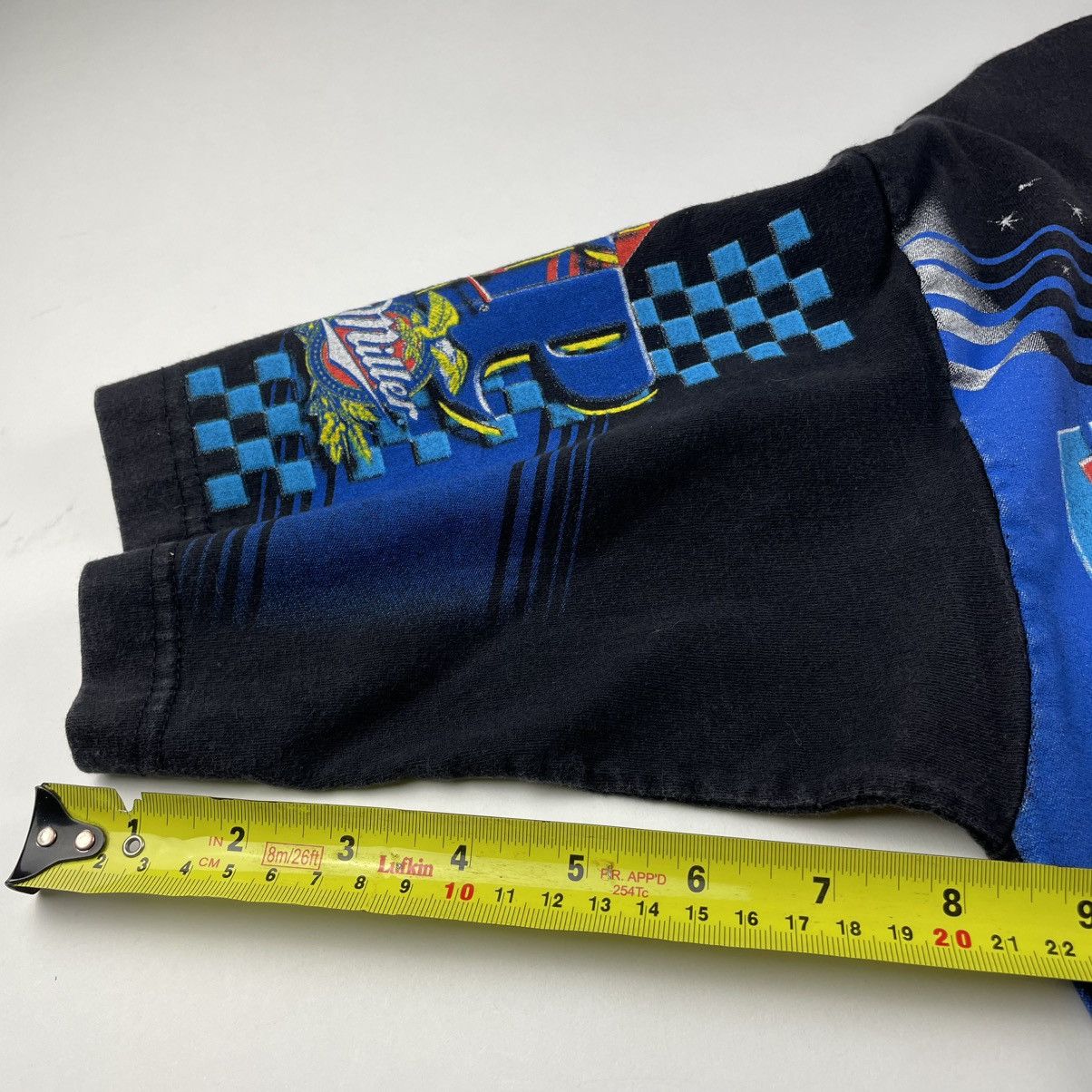NASCAR × Vintage VTG 90s Rusty Wallace Miller Lite Beer NASCAR AOP shirt Size US M / EU 48-50 / 2 - 8 Thumbnail
