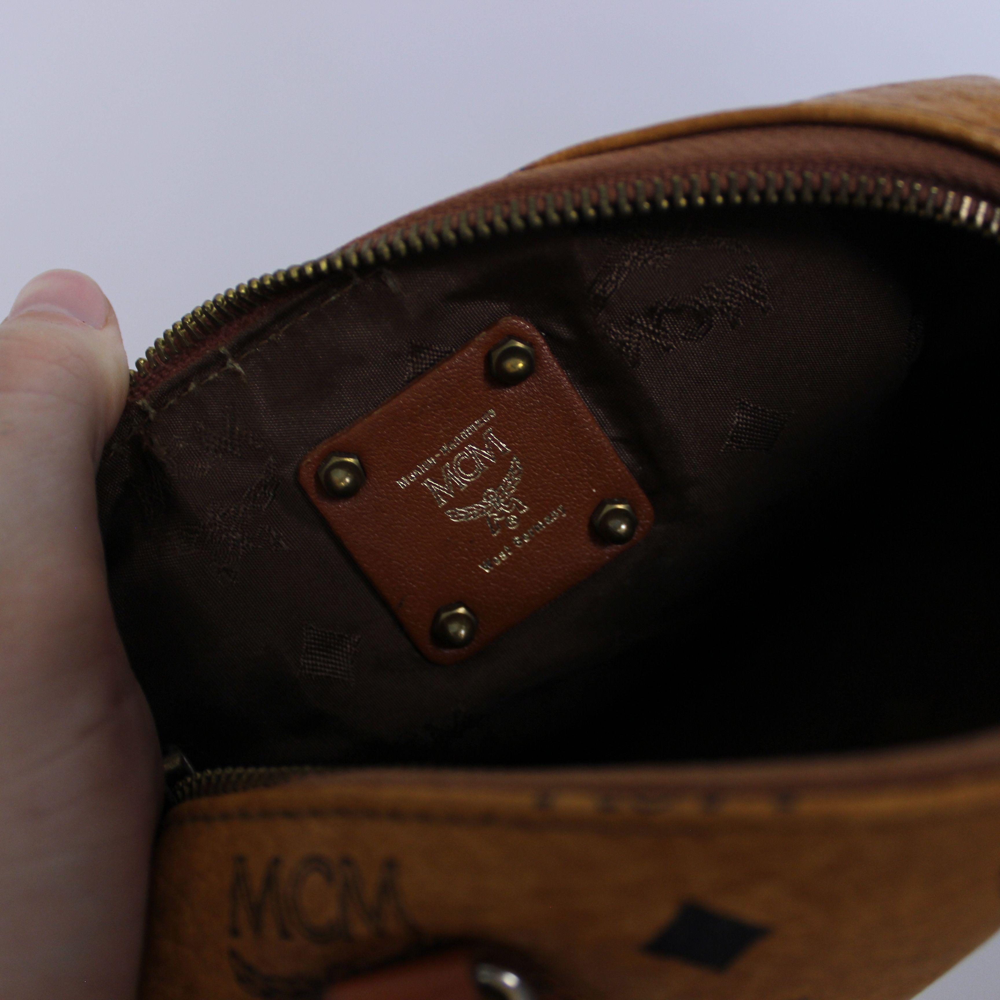 MCM Mcm bag mini small monogram leather 90s Size ONE SIZE - 8 Thumbnail
