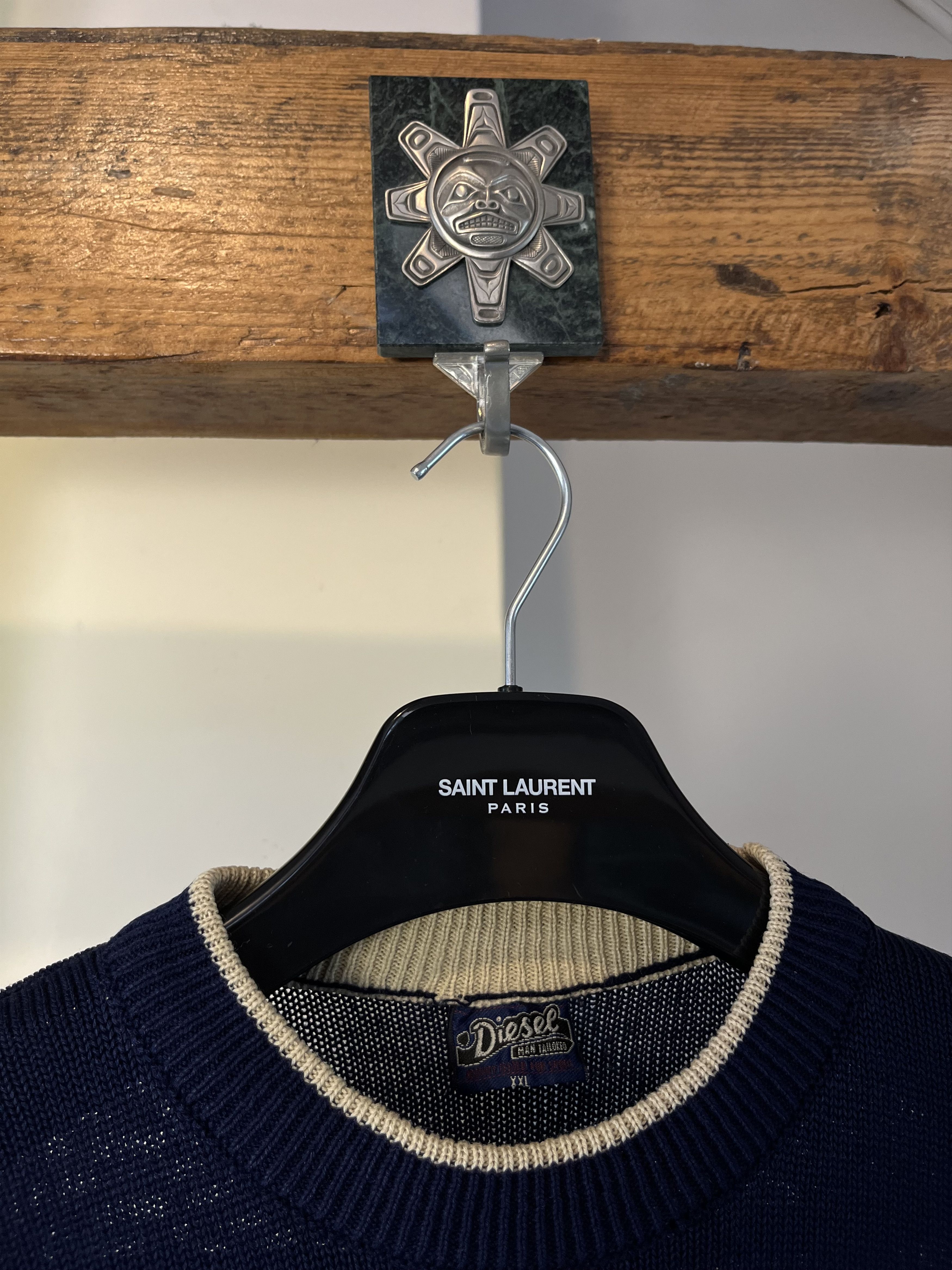 Diesel × Vintage Vintage 90s Diesel Big Logo Knitwear Size US XXL / EU 58 / 5 - 4 Thumbnail