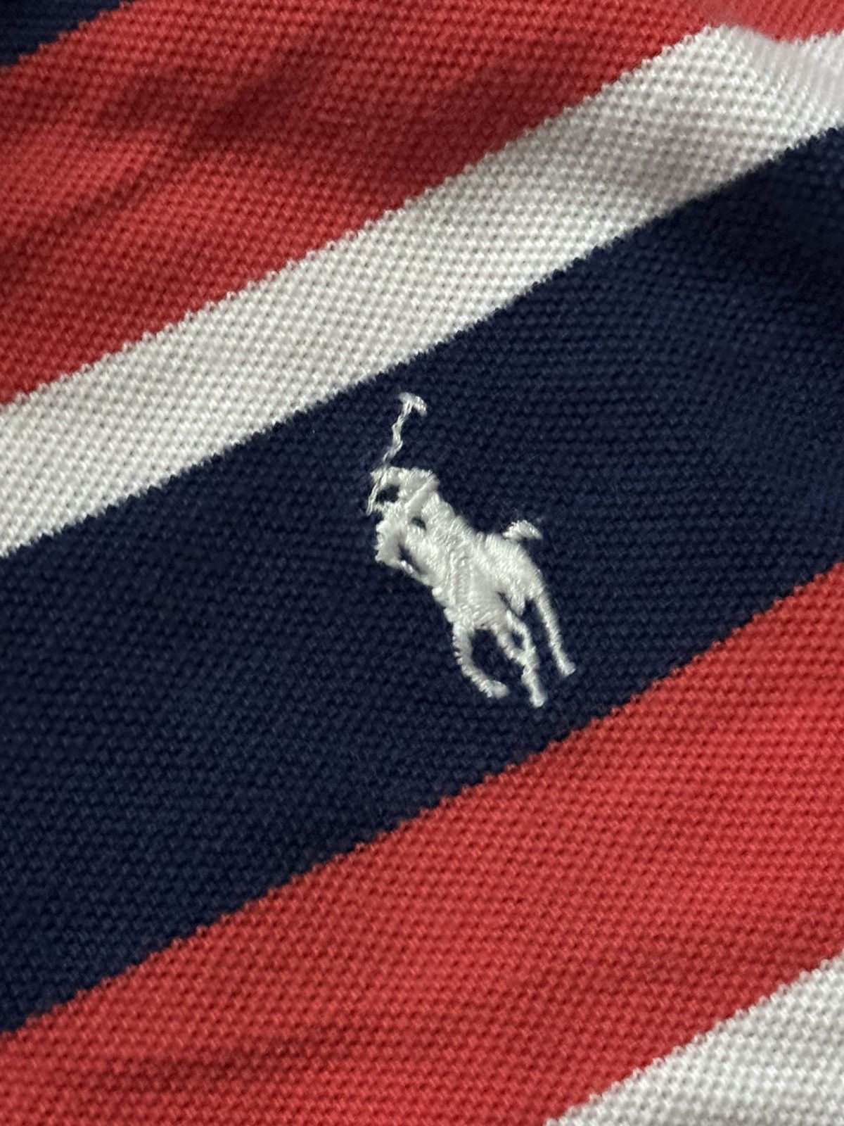 Polo Ralph Lauren × Vintage Polo Ralph Lauren S striped polo tee T-shirt rugby 🏉 Size US S / EU 44-46 / 1 - 5 Thumbnail