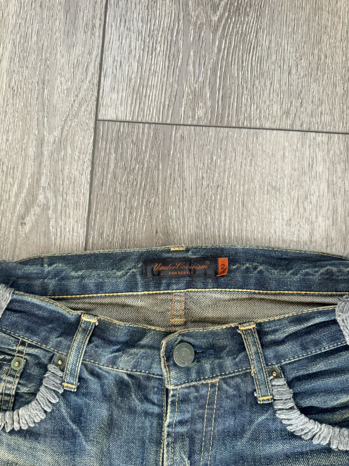 Japanese Brand × Undercover × Vintage Undercover bug denim Size US 31 - 3 Thumbnail