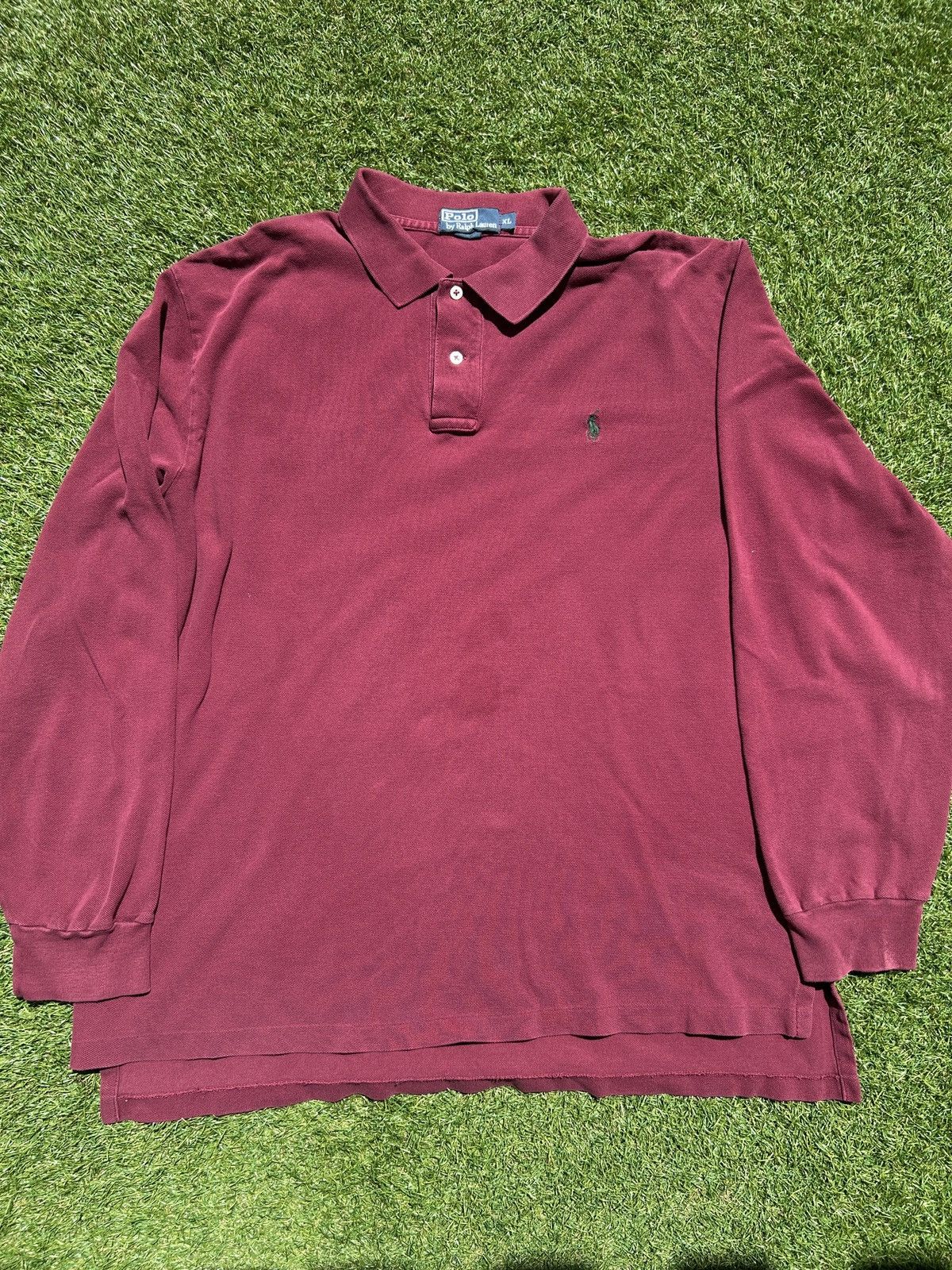 Polo Ralph Lauren Polo by Ralph Lauren Long Sleeve Polo Shirt Size US XL / EU 56 / 4 - 2 Thumbnail