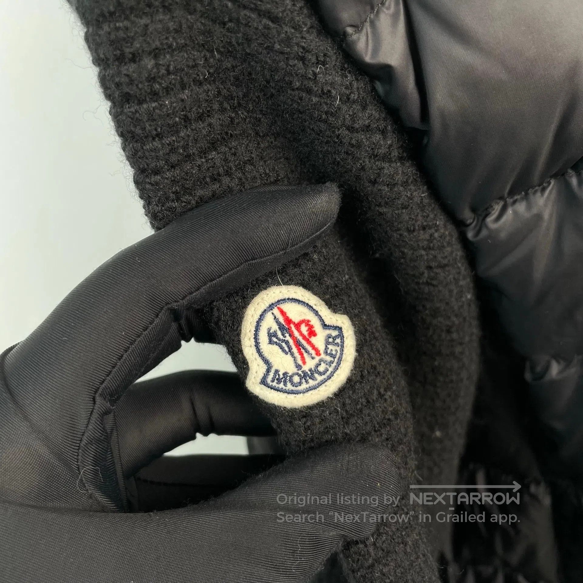 Moncler Moncler Black Stand Collar Zip-Up Long Sleeve Jacket| Size US L / EU 52-54 / 3 - 5 Thumbnail