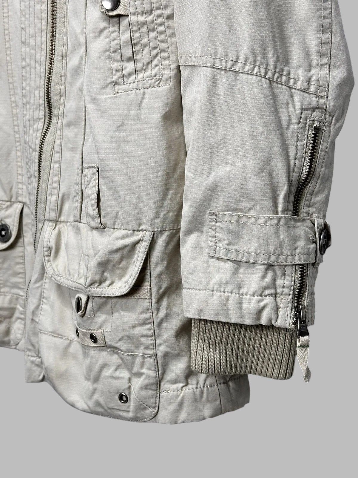 If Six Was Nine Jacket Beige Vintage Fur GOA Tornado Style Streetwear Size US M / EU 48-50 / 2 - 5 Thumbnail