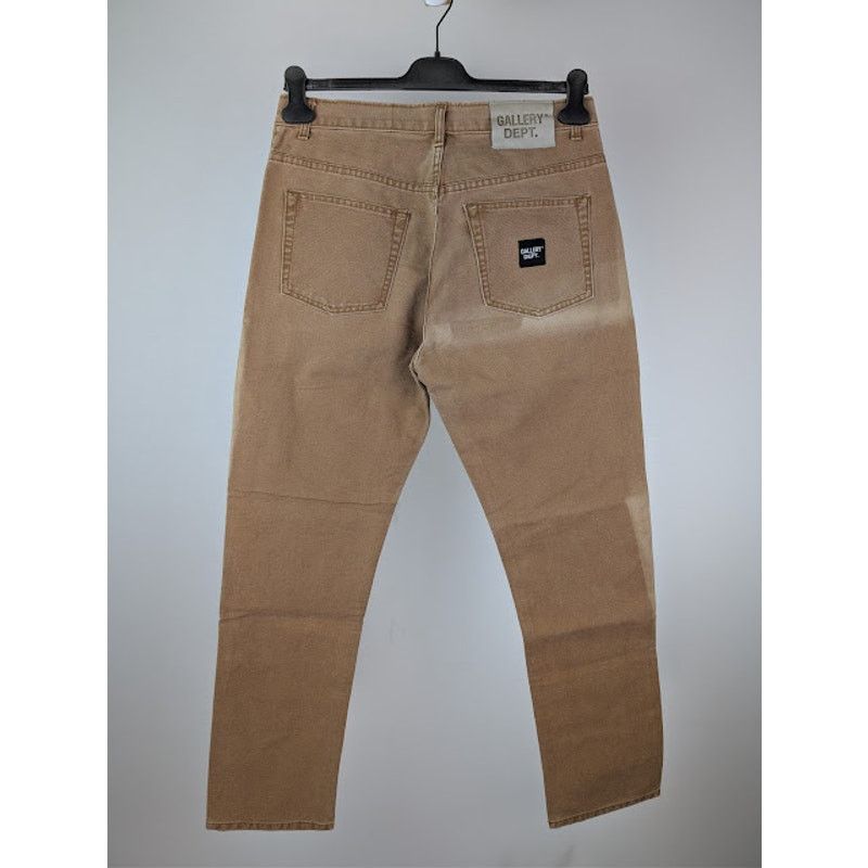 Gallery Dept. o1rshd1 5-Pocket Slim Denim Jeans in Tan Size US 32 / EU 48 - 10 Thumbnail