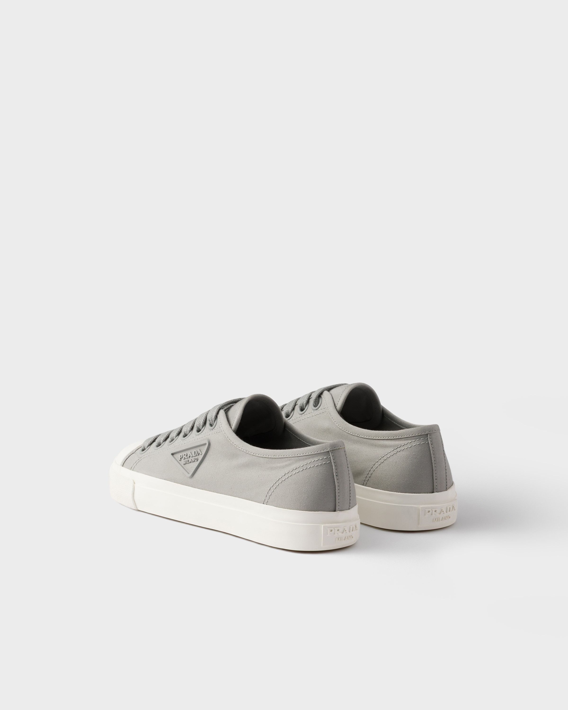 Prada o1la1rc1a0925 Gabardine Sneakers in Grey/White Size US 7 / IT 37 - 5 Thumbnail