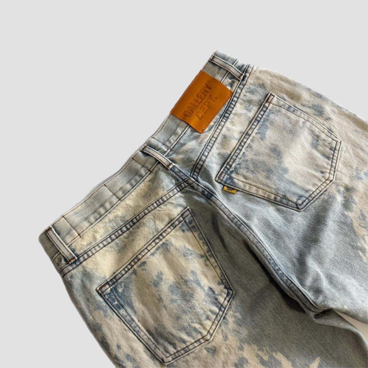 Gallery Dept. Gallery Dept Bleached Straight Leg Jeans Size US 32 / EU 48 - 10 Thumbnail