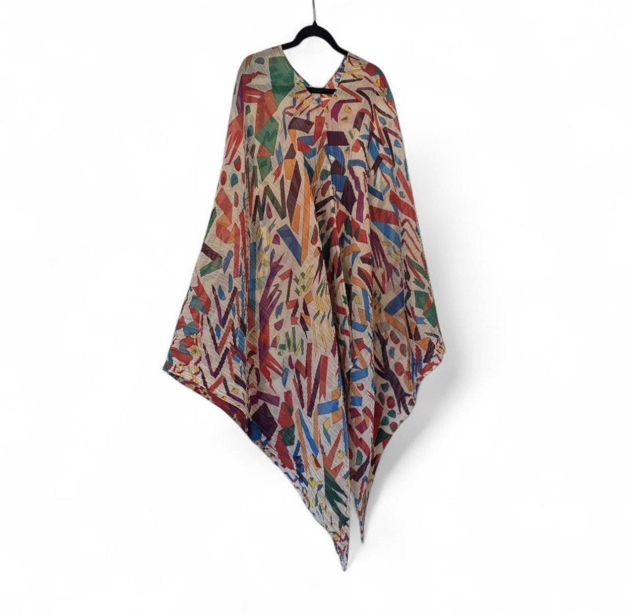 Pleats Please Issey Miyake RARE Pleats Please Issey Miyake Ribbon Multicolor Dress Size ONE SIZE - 1 Thumbnail