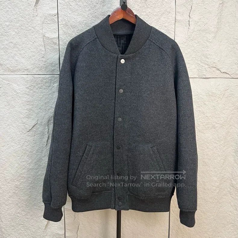 Fendi Fendi Two-Sided Printed Wool Baseball Jacket Size US L / EU 52-54 / 3 - 3 Thumbnail