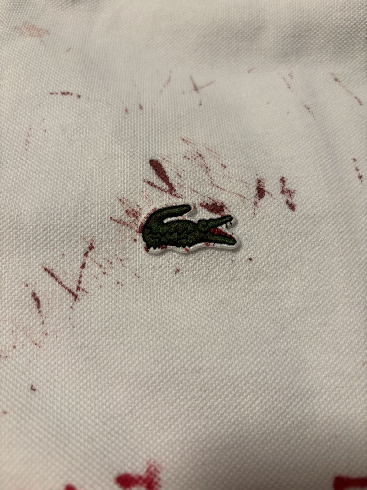 Lacoste Lacoste L.12.12 It Just Gets Worse Polo White Large Size US L / EU 52-54 / 3 - 4 Thumbnail